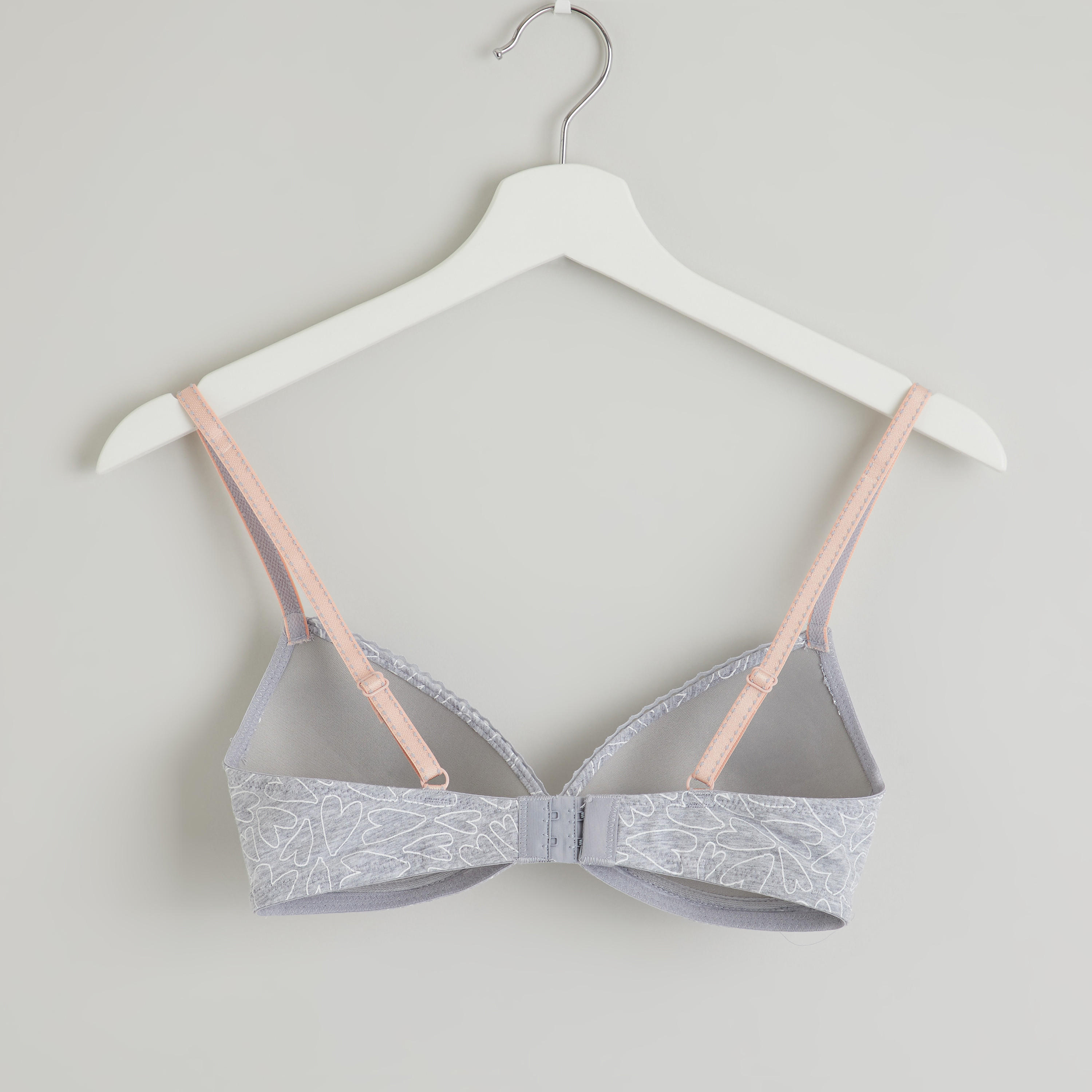 صدريّة تيشيرت مبطّنة بمشبك إغلاق ناعم - طقم من قطعتين-women-clothing-lingerie-bras-image-3