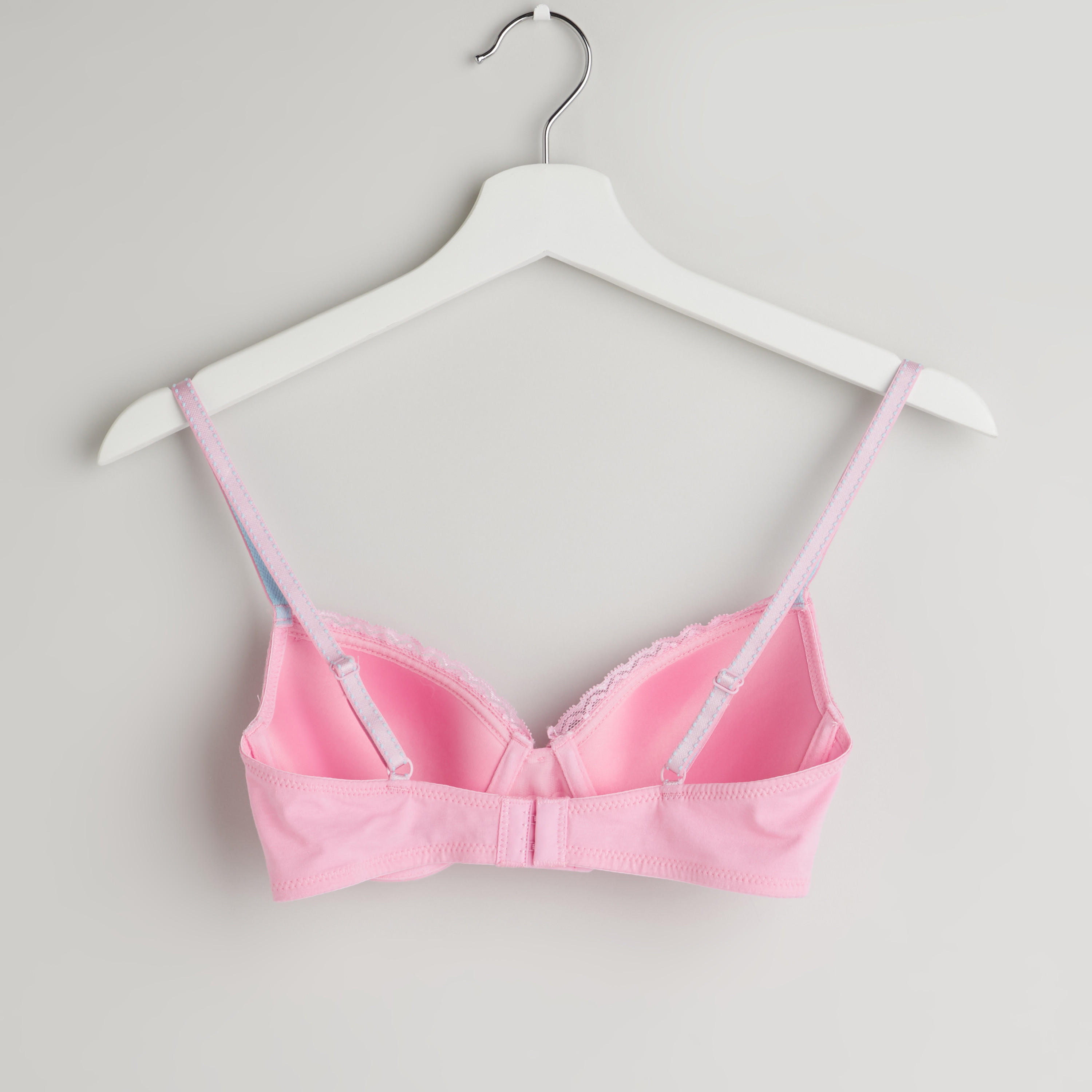 صدريّة تيشيرت مبطّنة بمشبك إغلاق - طقم من قطعتين متنوعتين-women-clothing-lingerie-bras-image-3