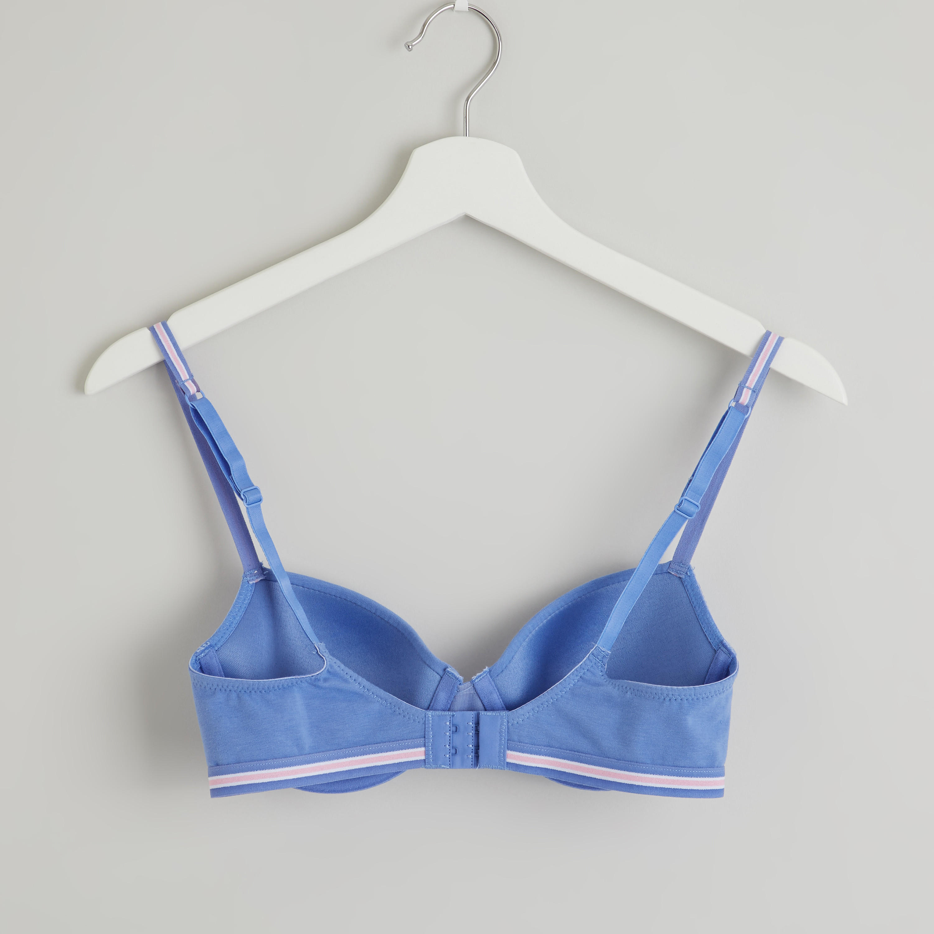 صدريّة تيشيرت مبطّنة بمشبك إغلاق ناعم - طقم من قطعتين متنوعتين-women-clothing-lingerie-bras-image-5