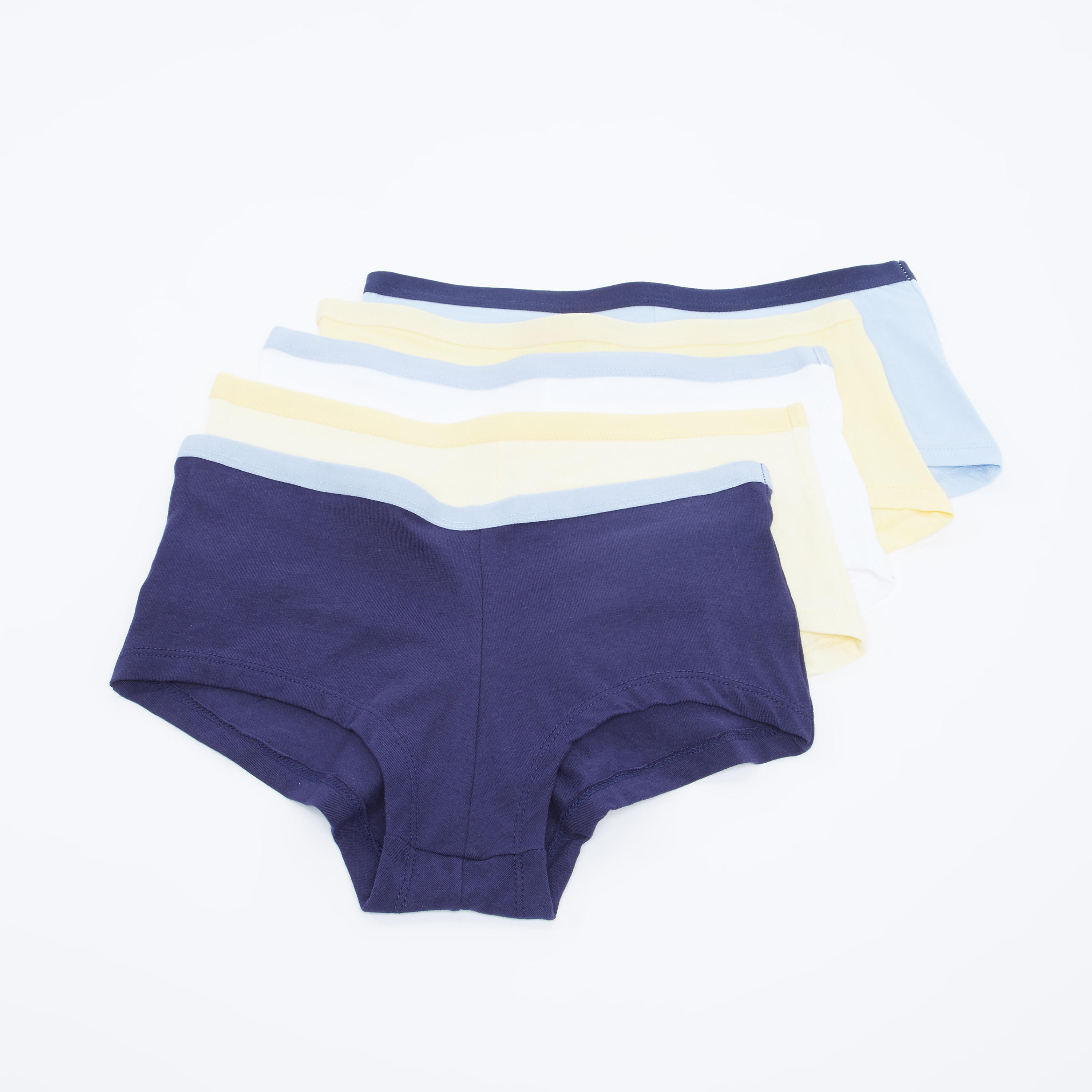 سراويل داخلية متنوعة بخصر مطّاطي عريض- طقم من 5 قطع-women-clothing-lingerie-panties-image-1