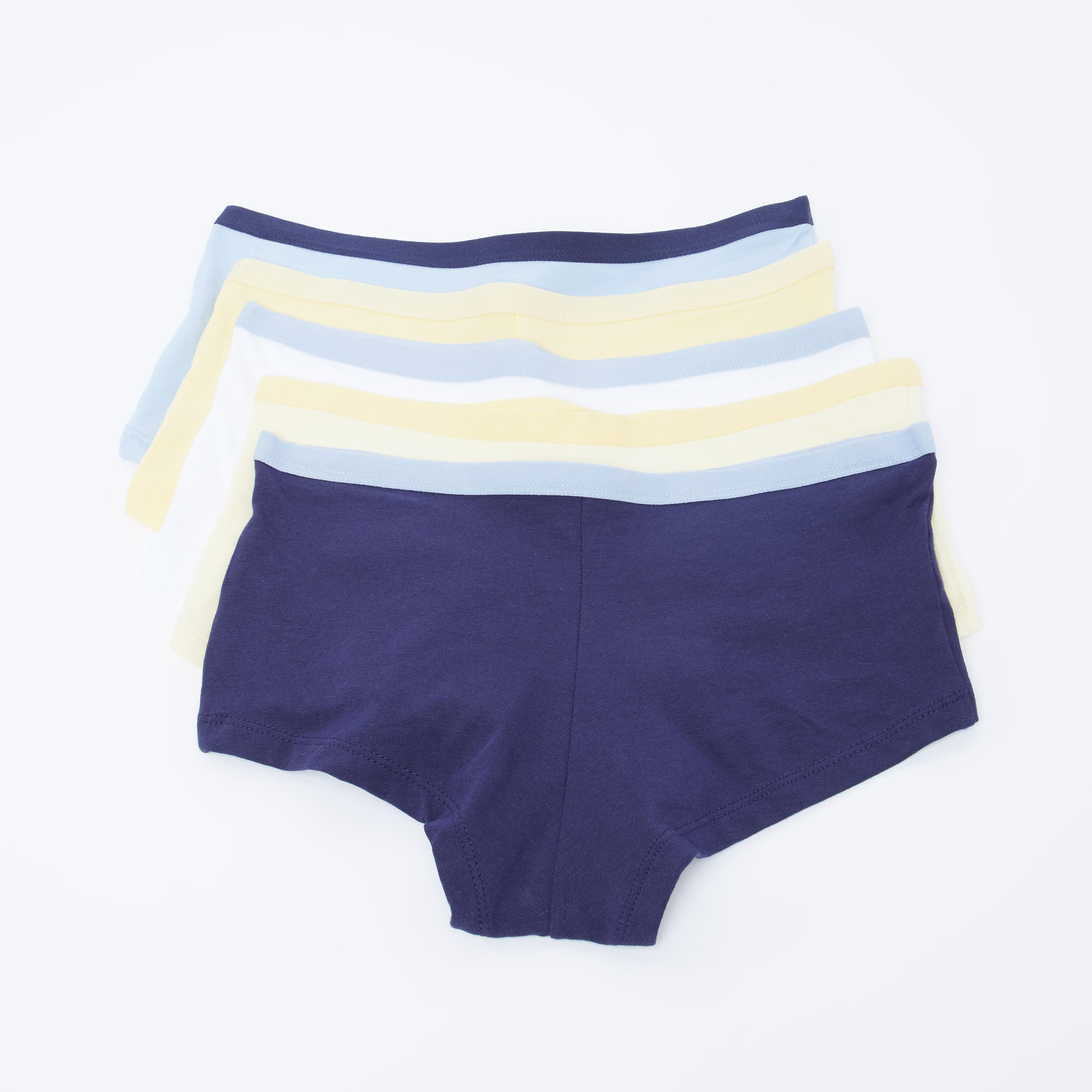 سراويل داخلية متنوعة بخصر مطّاطي عريض- طقم من 5 قطع-women-clothing-lingerie-panties-image-2