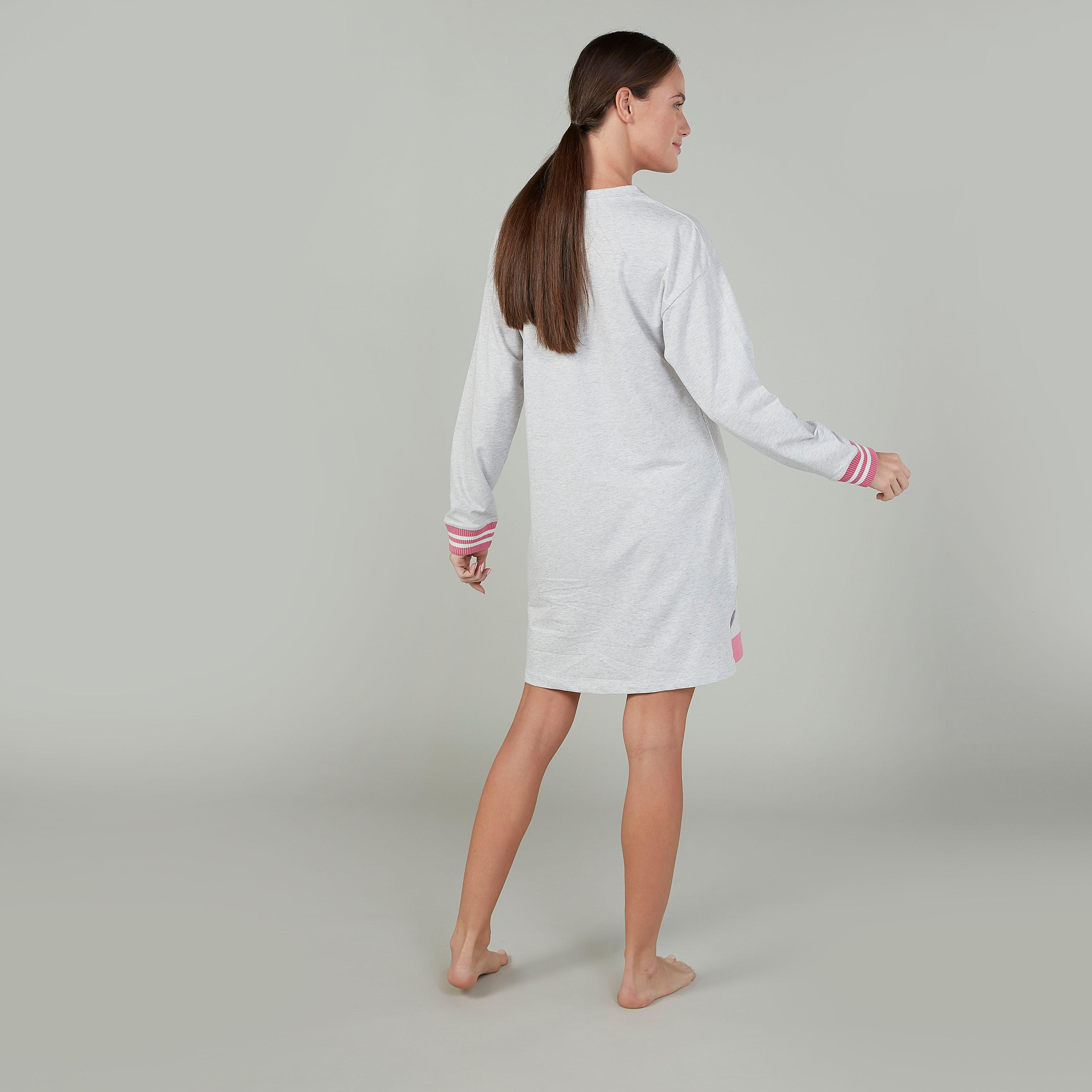 قميص نوم مستدام بأكمام طويلة وأربطة وطبعات-women-clothing-nightwear-nighties-image-2