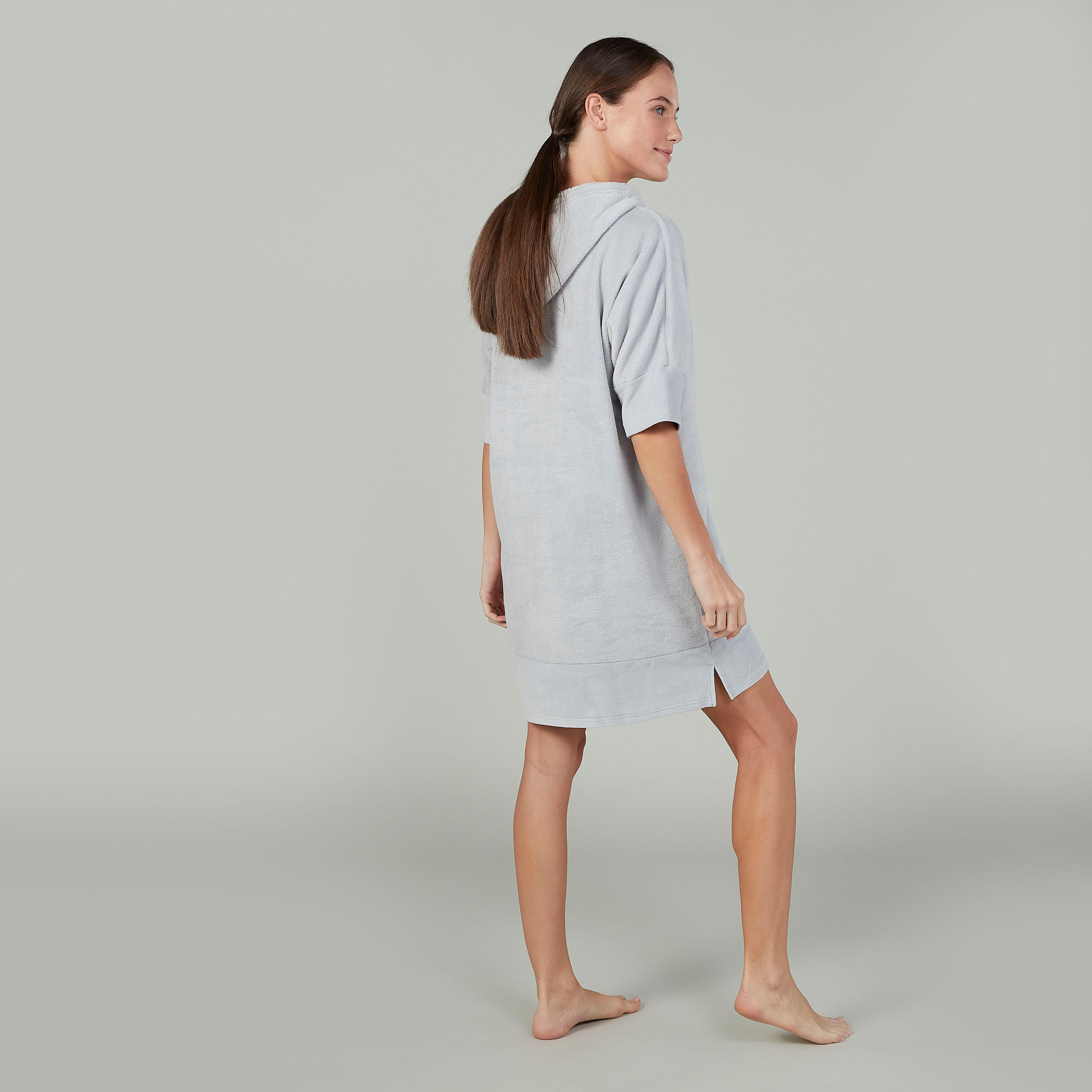 قميص نوم بقبعة وأكمام 3/4 وطبعات-women-clothing-nightwear-nighties-image-2