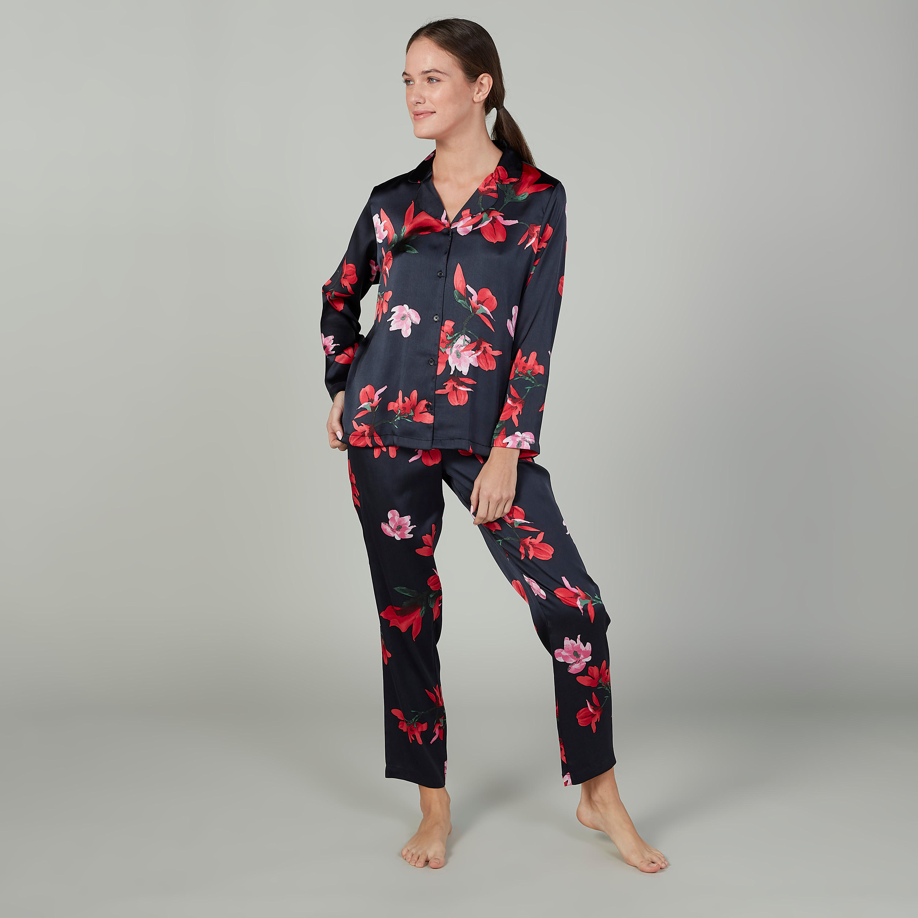 طقم بنطلون بيجاما وقميص بأكمام طويلة وطبعات-women-clothing-nightwear-pyjamas-longsets-image-3