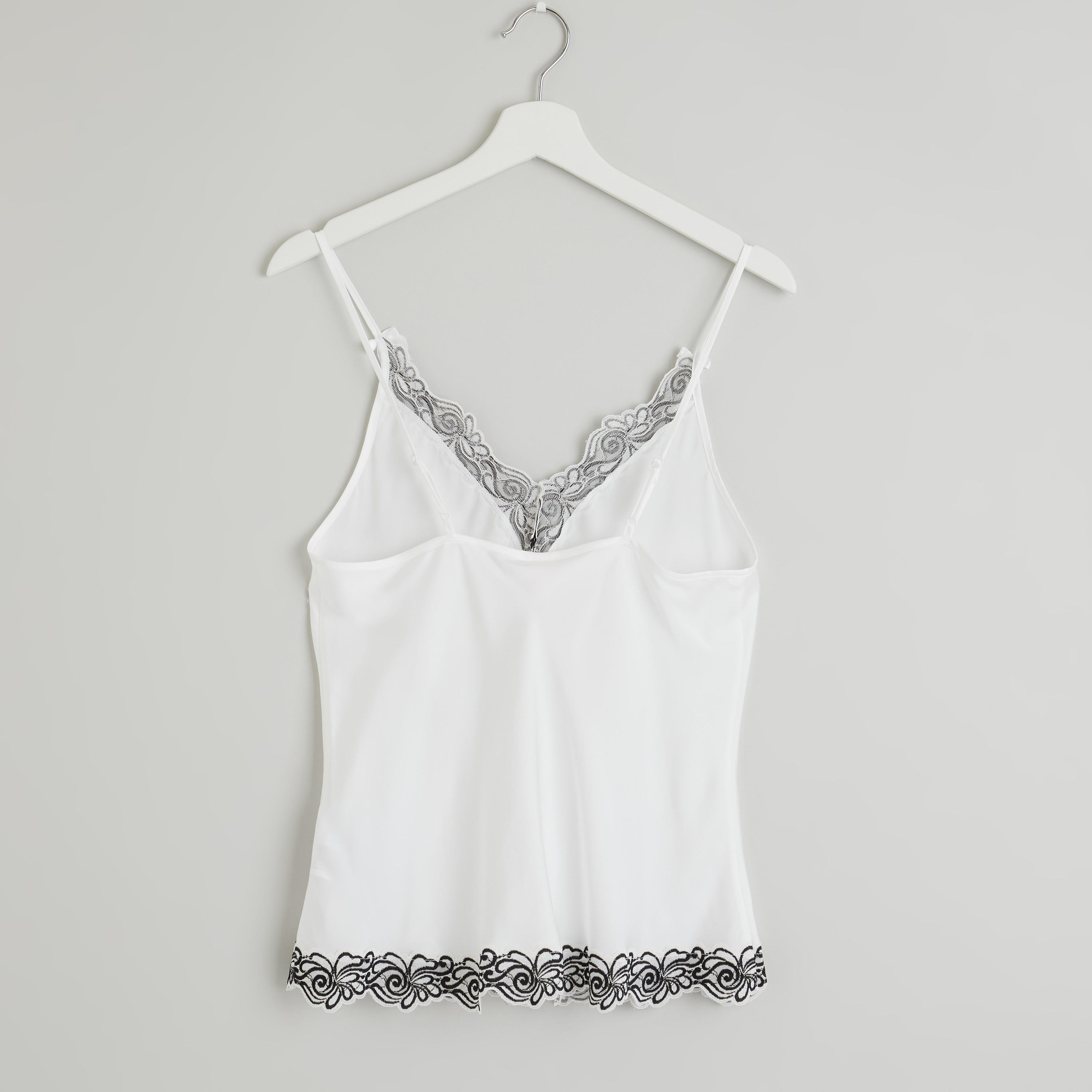 طقم بنطلون بيجاما طويل وبلوزة مطرزة دون أكمام-women-clothing-nightwear-pyjamas-longsets-image-4