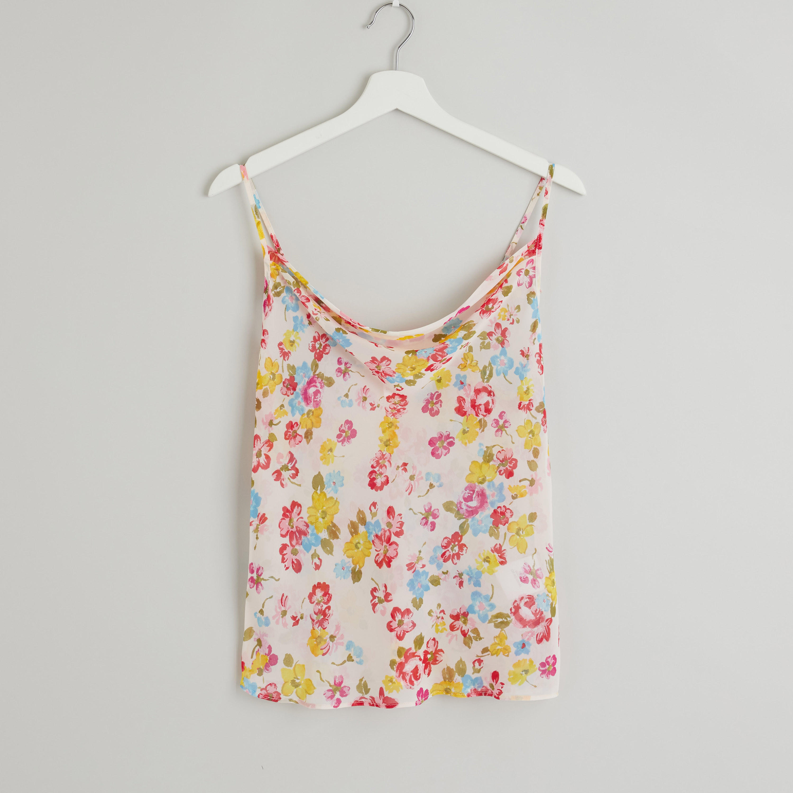 Floral Printed Sleeveless Top and Full Length Pyjama Set-women-clothing-nightwear-pyjamas-longsets-image-2