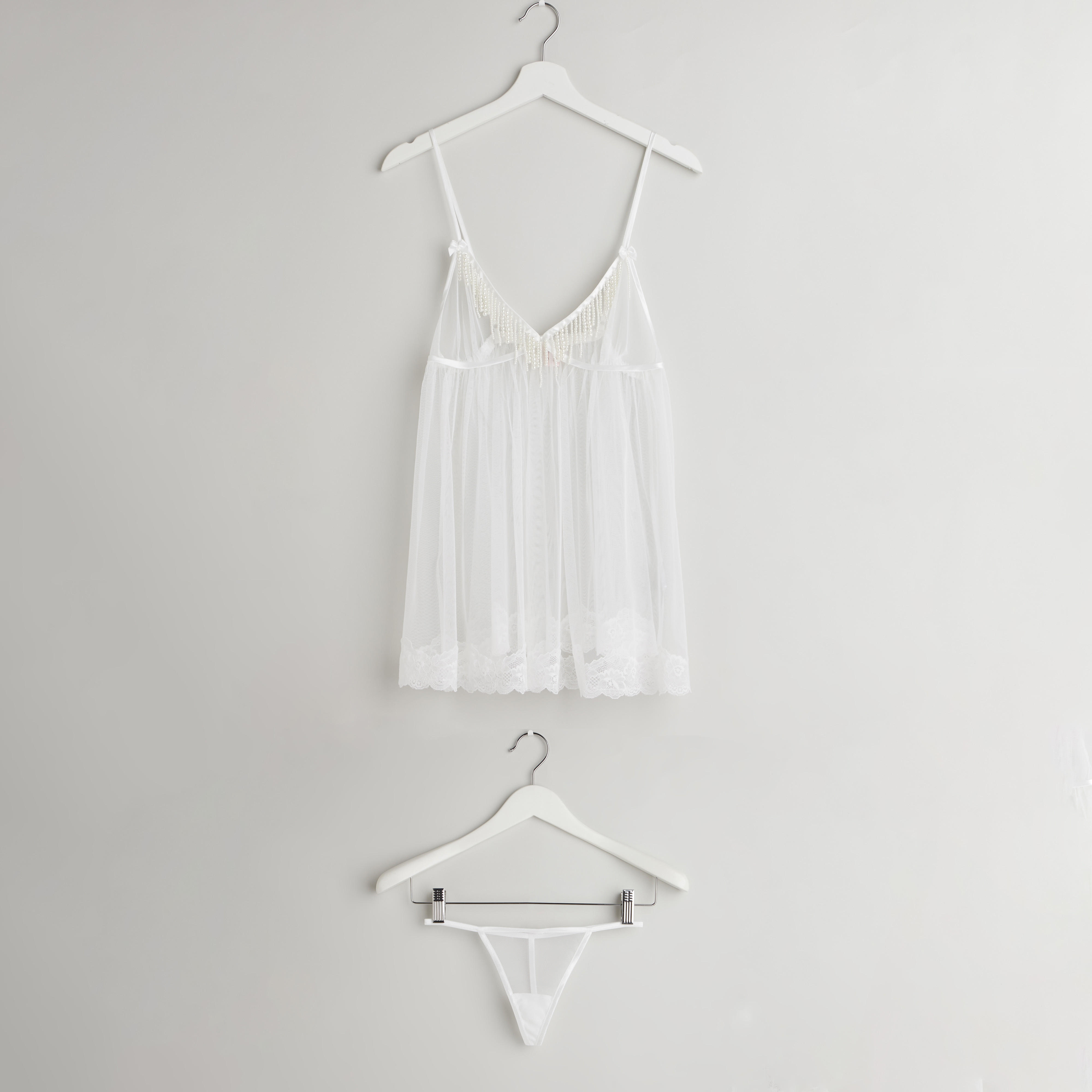 بيبي دول دانتيل دون أكمام مع ثونج-women-clothing-lingerie-babydollsandbodysuits-image-1