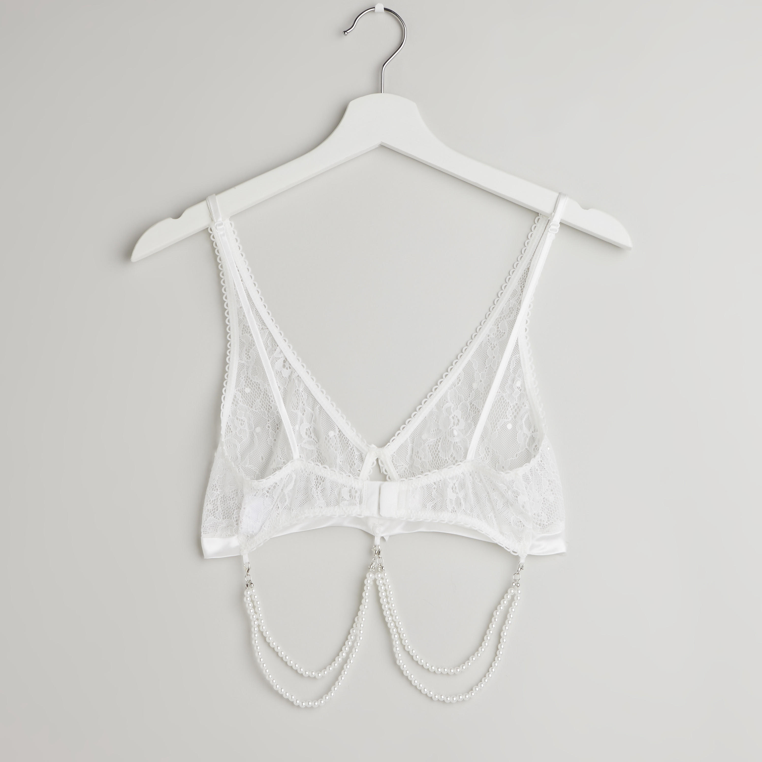 صدريّة مزينة بالدانتيل مع ثونغ-women-clothing-nightwear-pyjamas-longsets-image-4