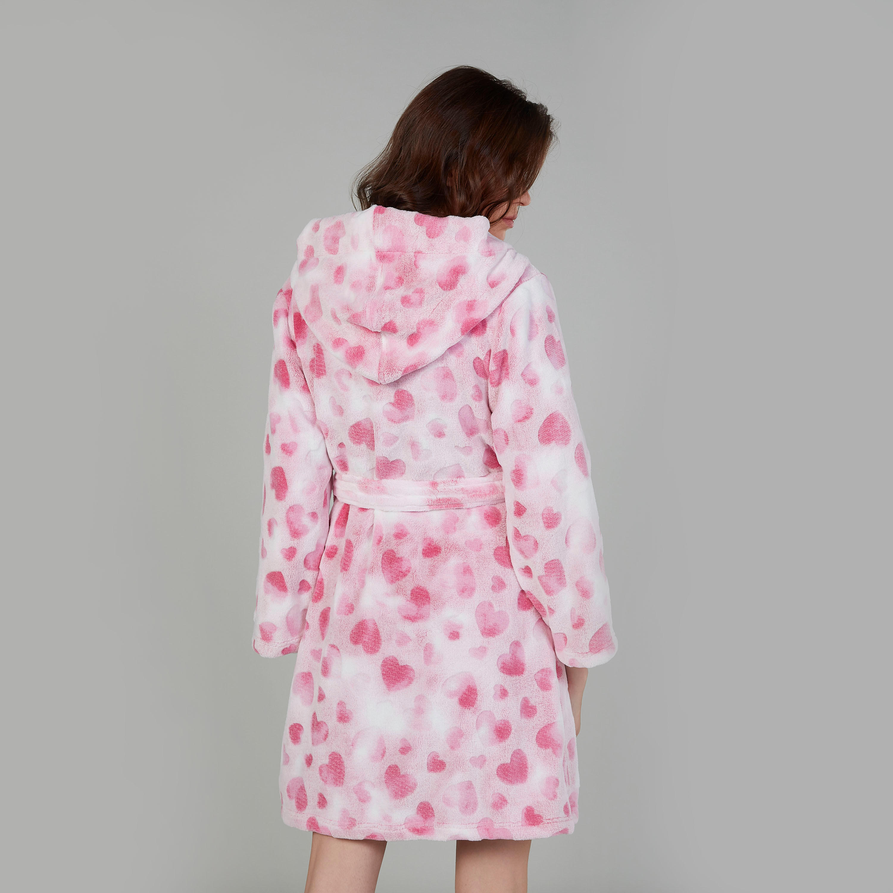 Printed Nightrobe with Long Sleeves and Pocket Detail-women-clothing-nightwear-robes-image-4