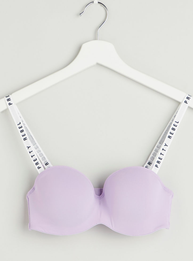صدرية بالكونيت سادة مبطّنة بحمّالات رفيعة وطبعات-women-clothing-lingerie-bras-image-2