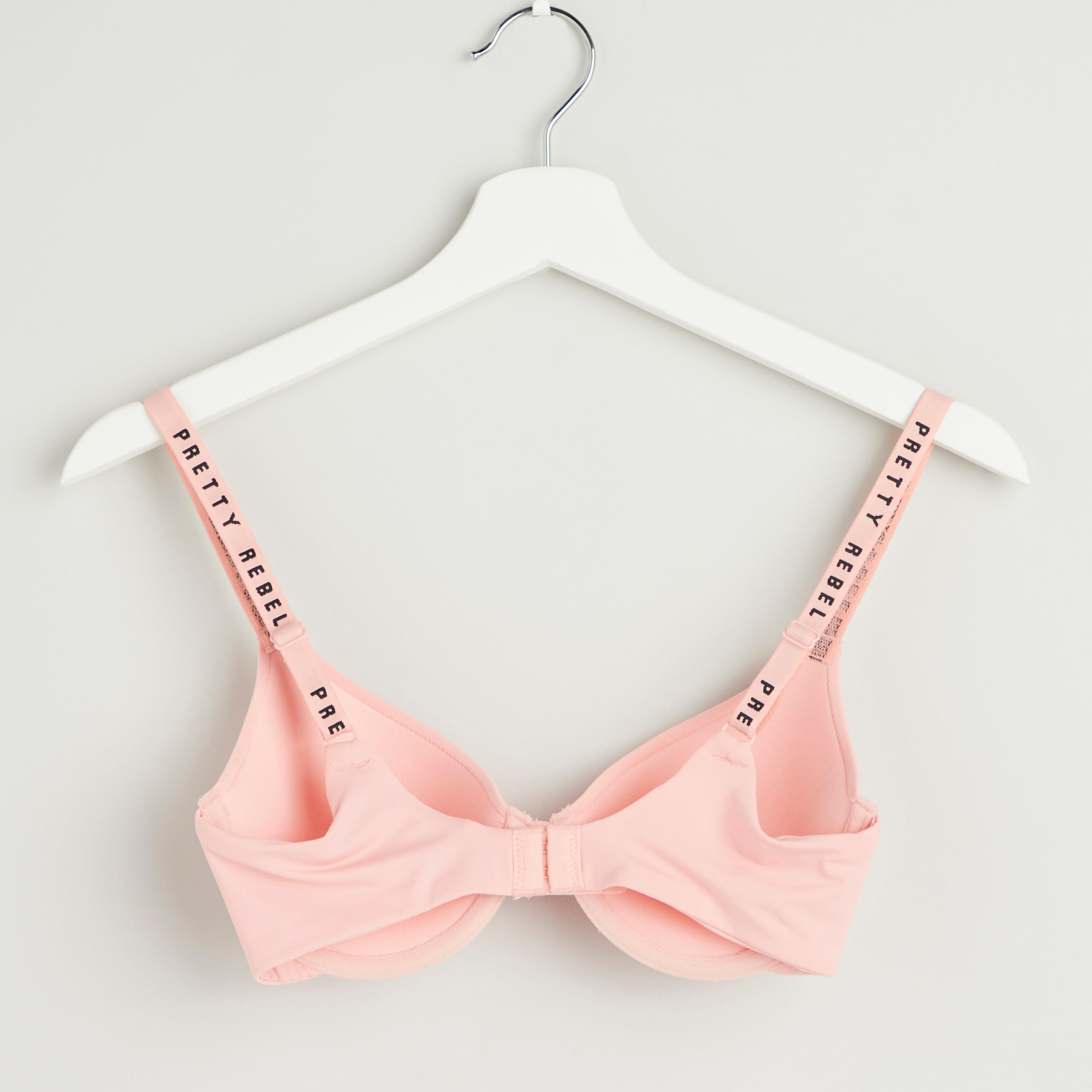 Plain Padded Bra with Printed Spaghetti Straps-women-clothing-lingerie-bras-image-2
