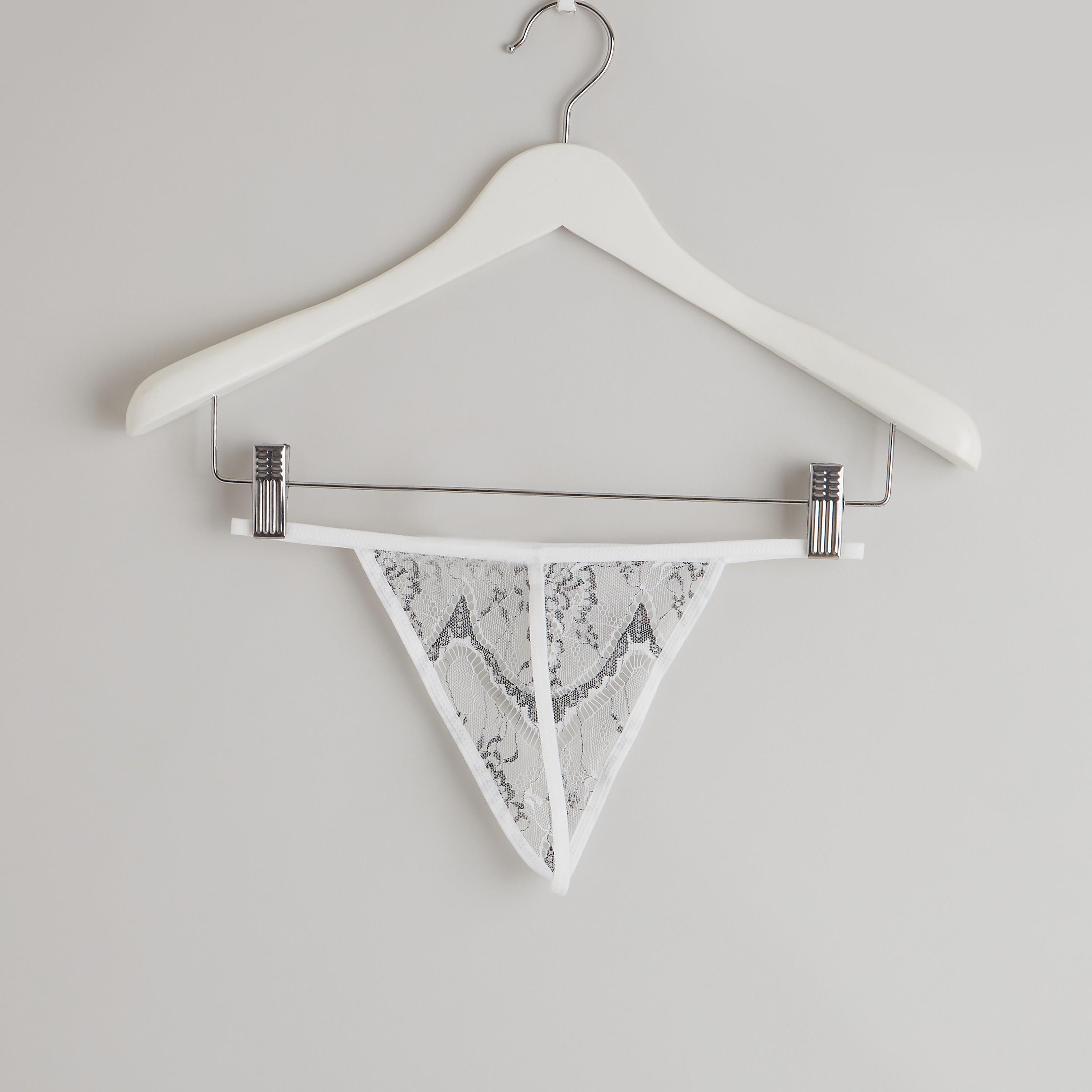 قميص قصيربياقة V وأكمام قصيرة بطبعات مع ثونج-women-clothing-nightwear-nighties-image-6
