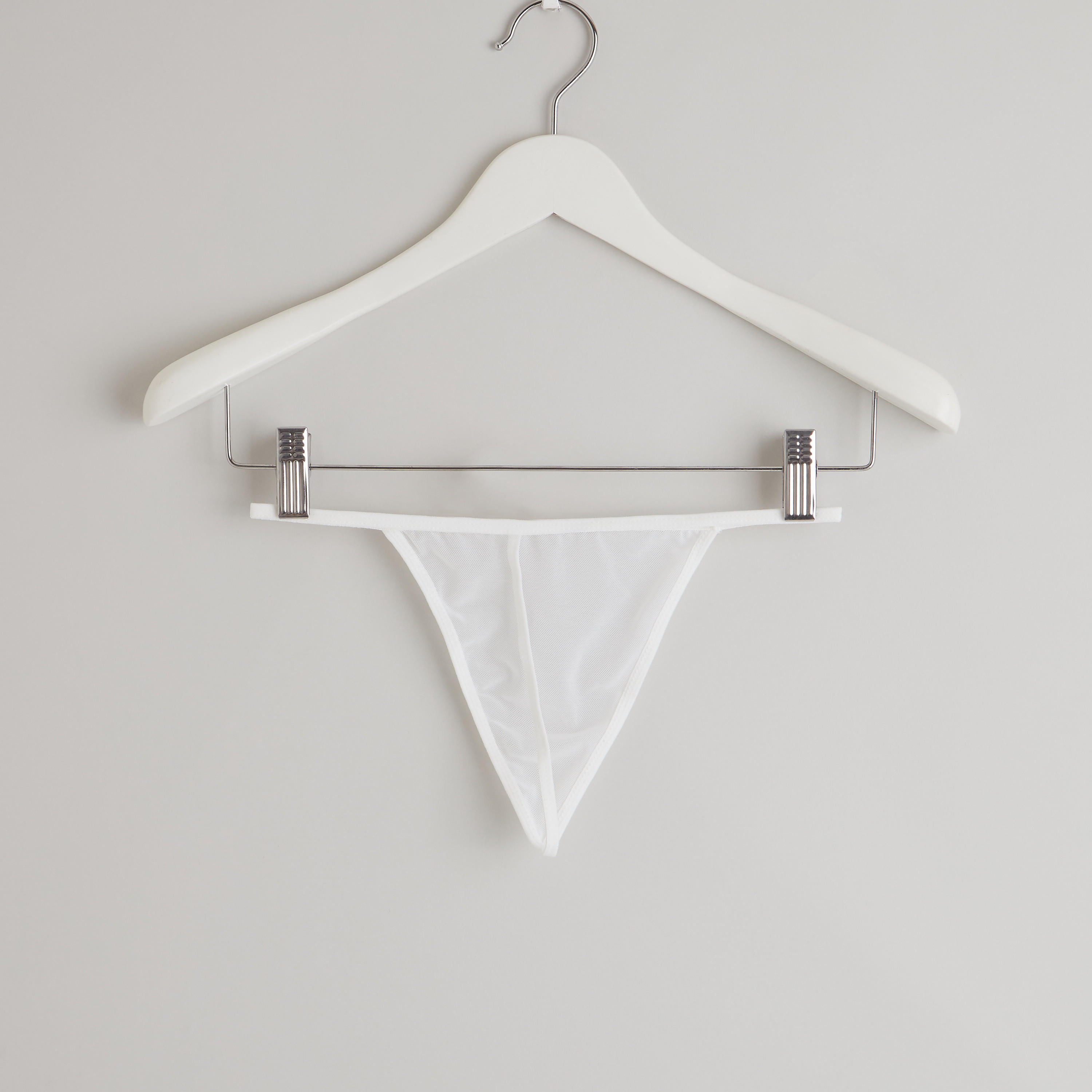ملابس نوم بأكمام واسعة بياقة V دانتيل مع ثونج-women-clothing-nightwear-nighties-image-6