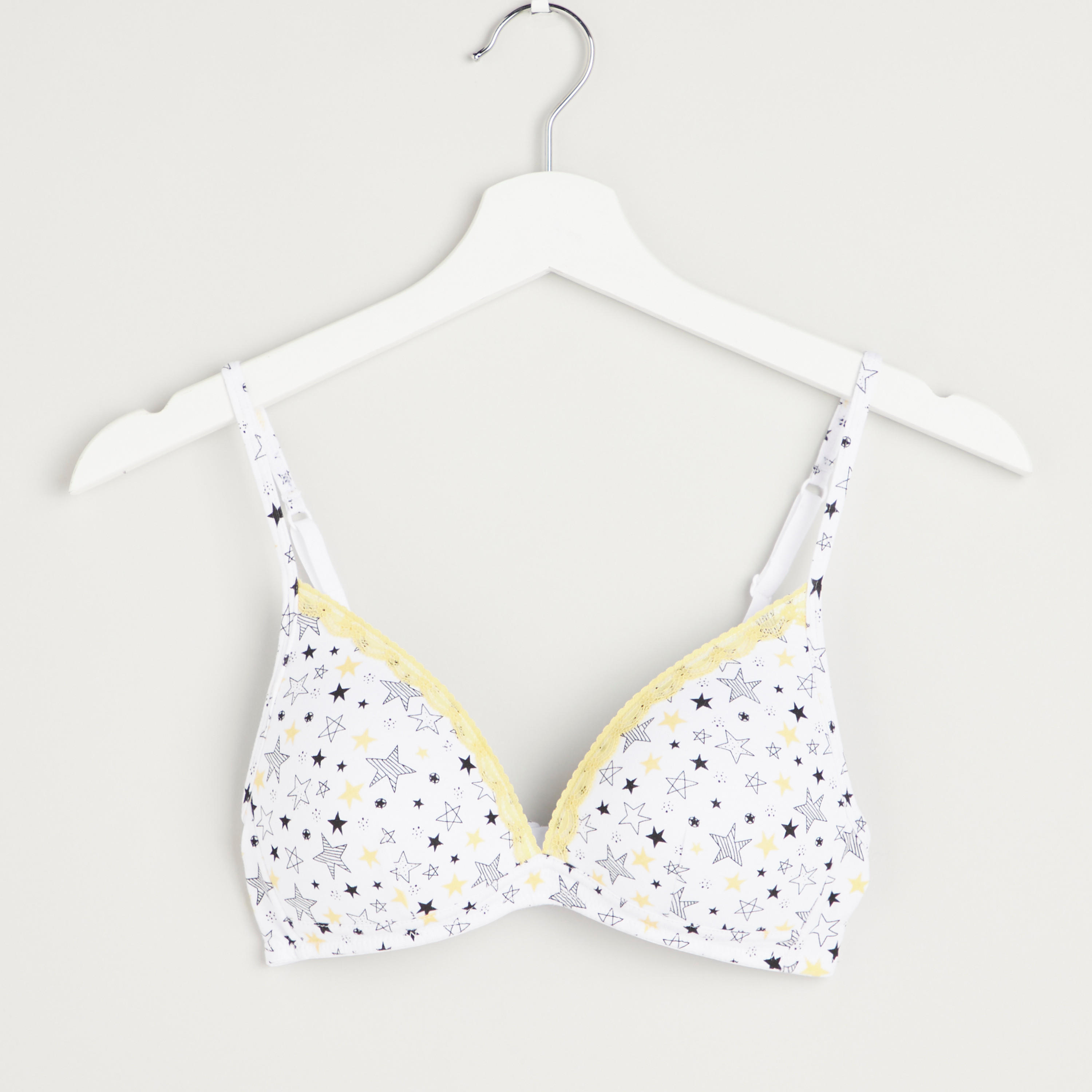 صدريّة تيشيرت مبطّنة بمشبك إغلاق - طقم من قطعتين متنوعتين-women-clothing-lingerie-bras-image-2