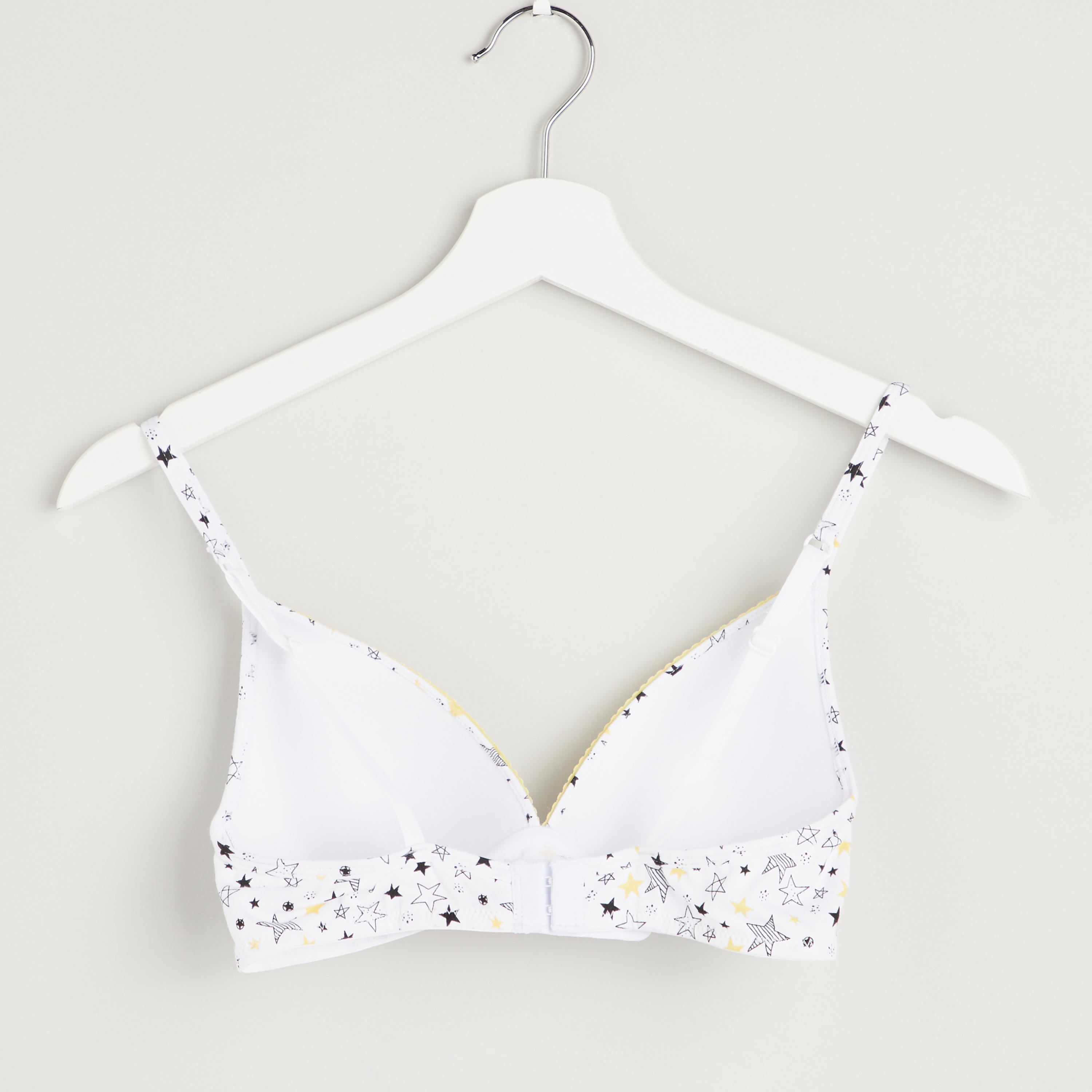 صدريّة تيشيرت مبطّنة بمشبك إغلاق - طقم من قطعتين متنوعتين-women-clothing-lingerie-bras-image-3