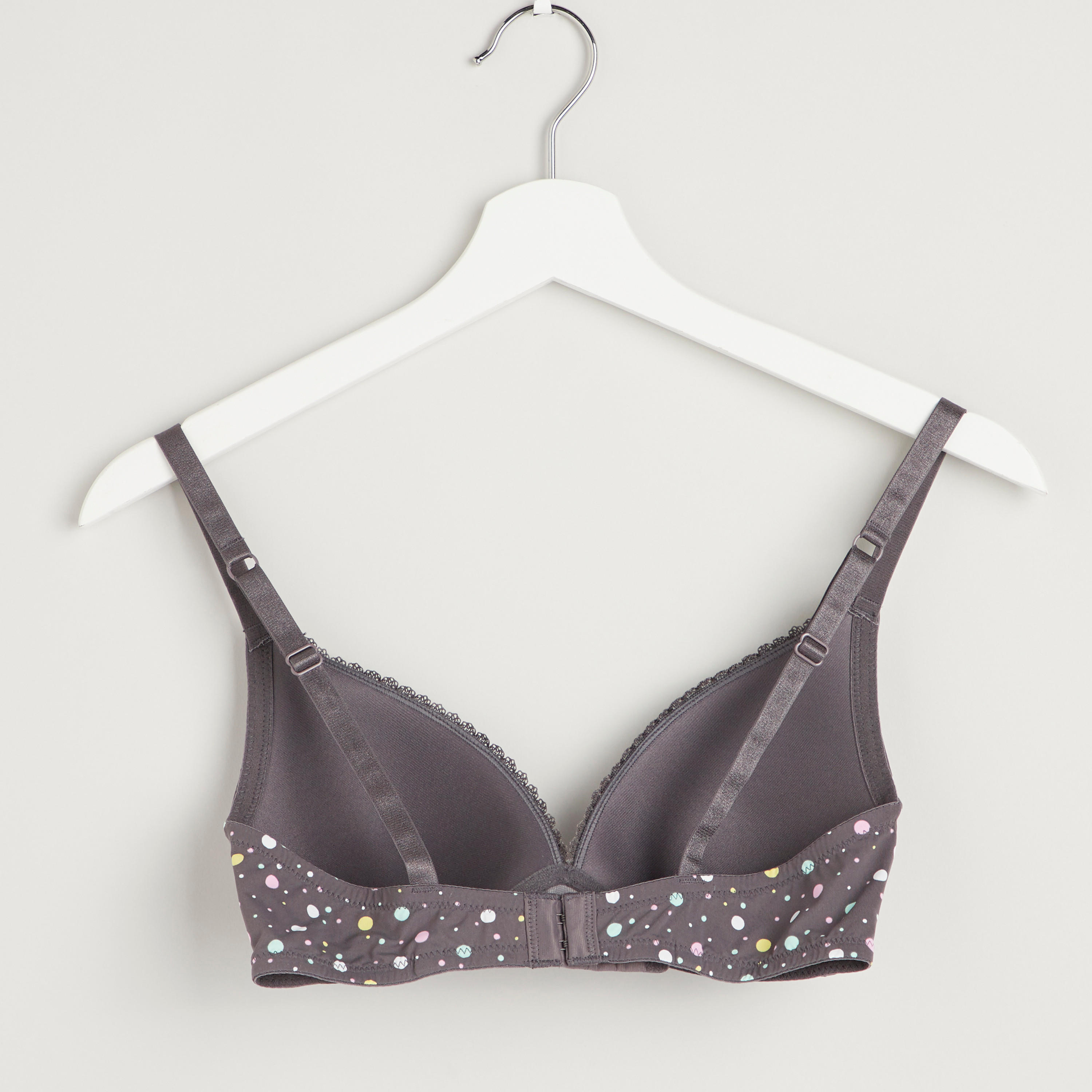 صدريّة تيشيرت متنوعة بمشبك إغلاق - طقم من قطعتين متنوعتين-women-clothing-lingerie-bras-image-3