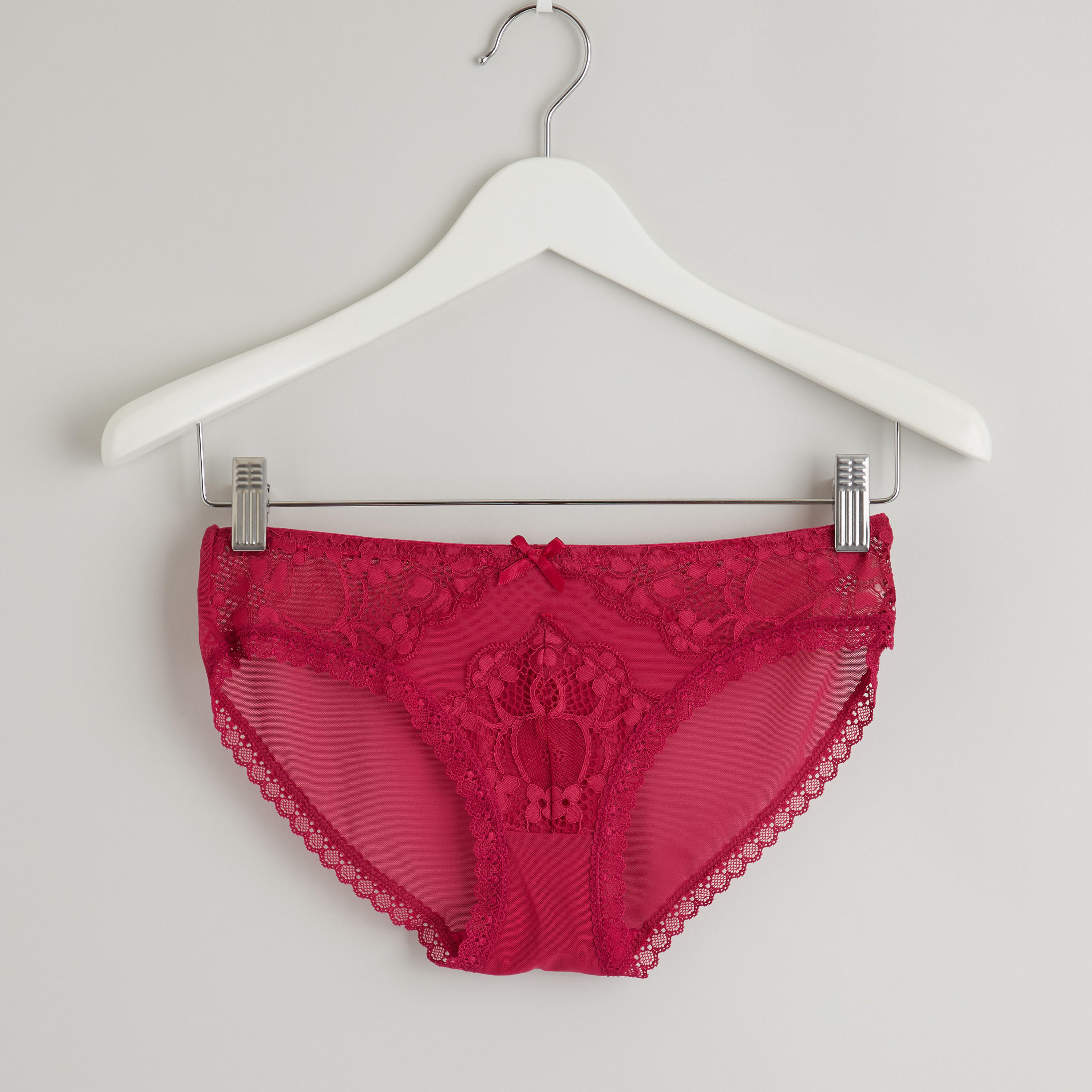 طقم سروال داخلي وصدريّة بالكونيت مبطّنة بتفاصيل دانتيل-women-clothing-lingerie-lingeriesets-image-5