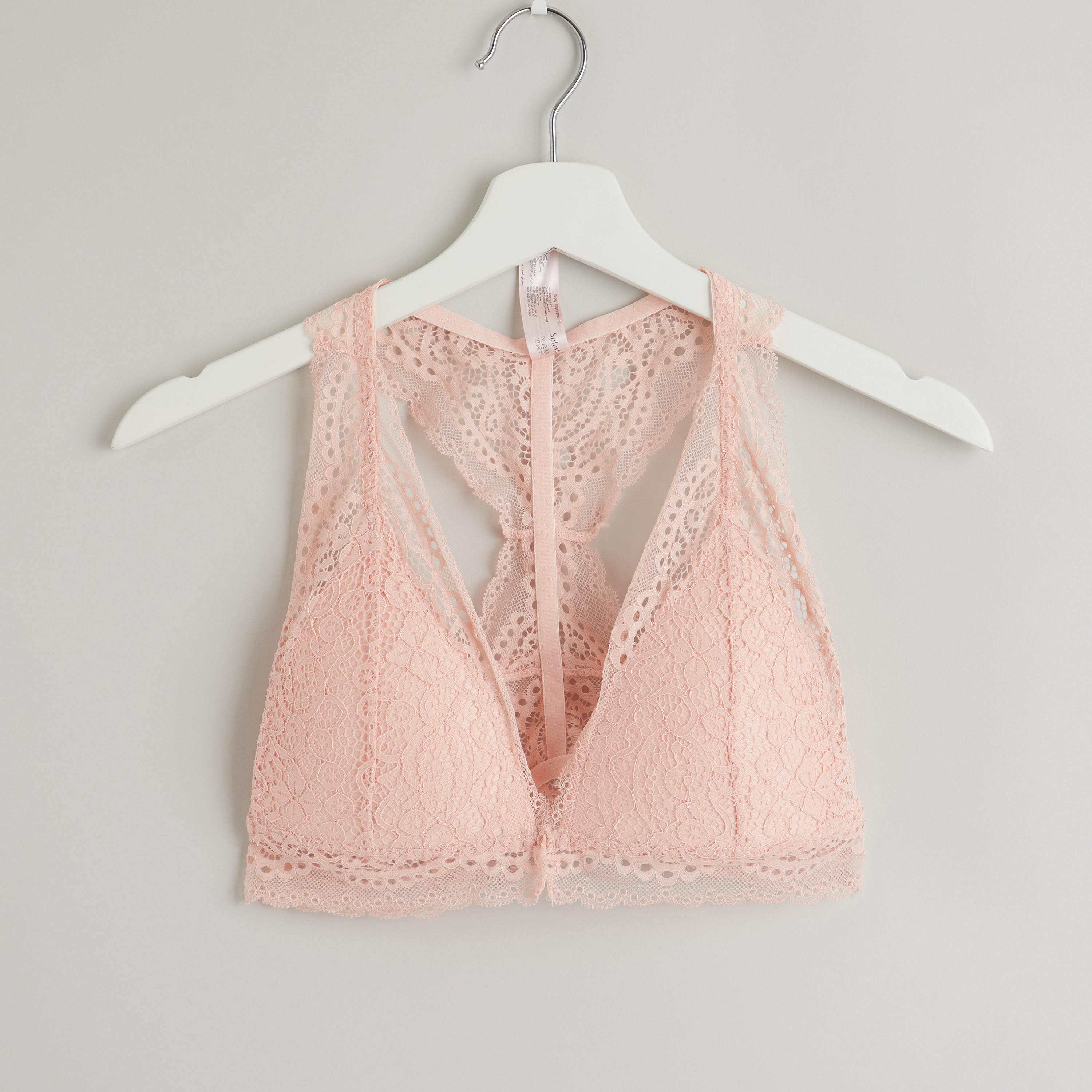طقم سروال داخلي وصدريّة مبطّنة بتفاصيل دانتيل-women-clothing-lingerie-lingeriesets-image-2