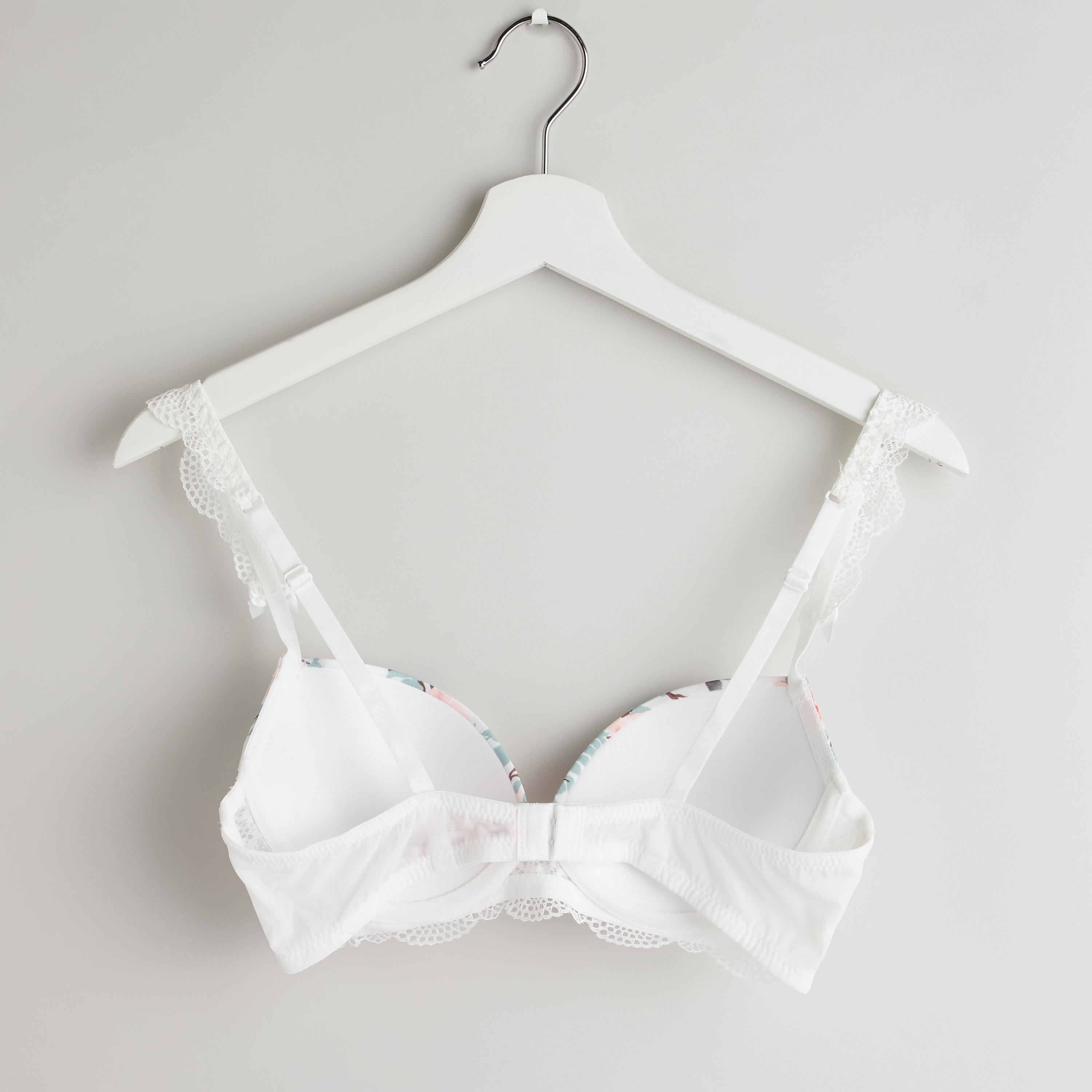 طقم سراويل داخلية وصدريّة بلانج مبطّنة بطبعات زهرية-women-clothing-lingerie-lingeriesets-image-3