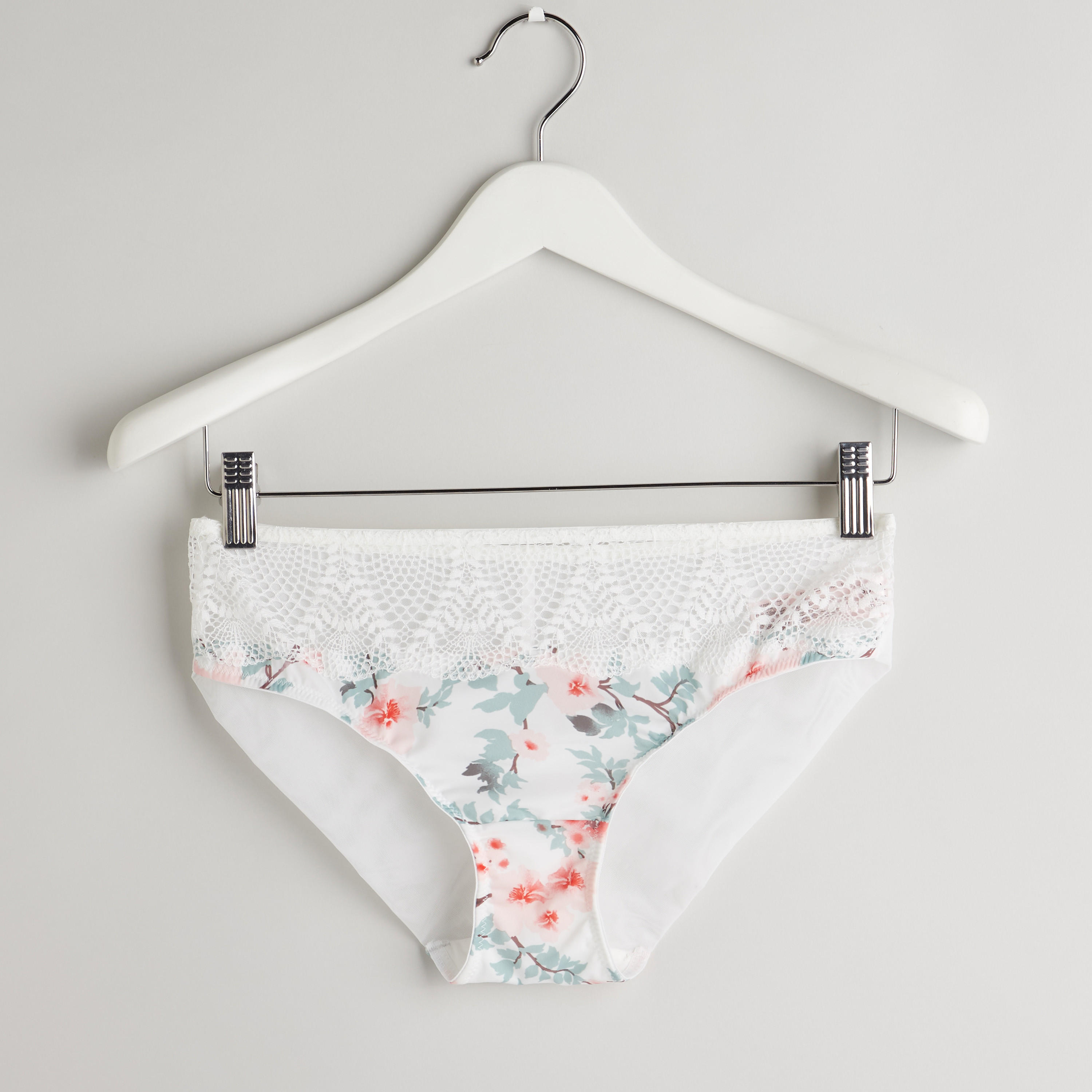 طقم سراويل داخلية وصدريّة بلانج مبطّنة بطبعات زهرية-women-clothing-lingerie-lingeriesets-image-4