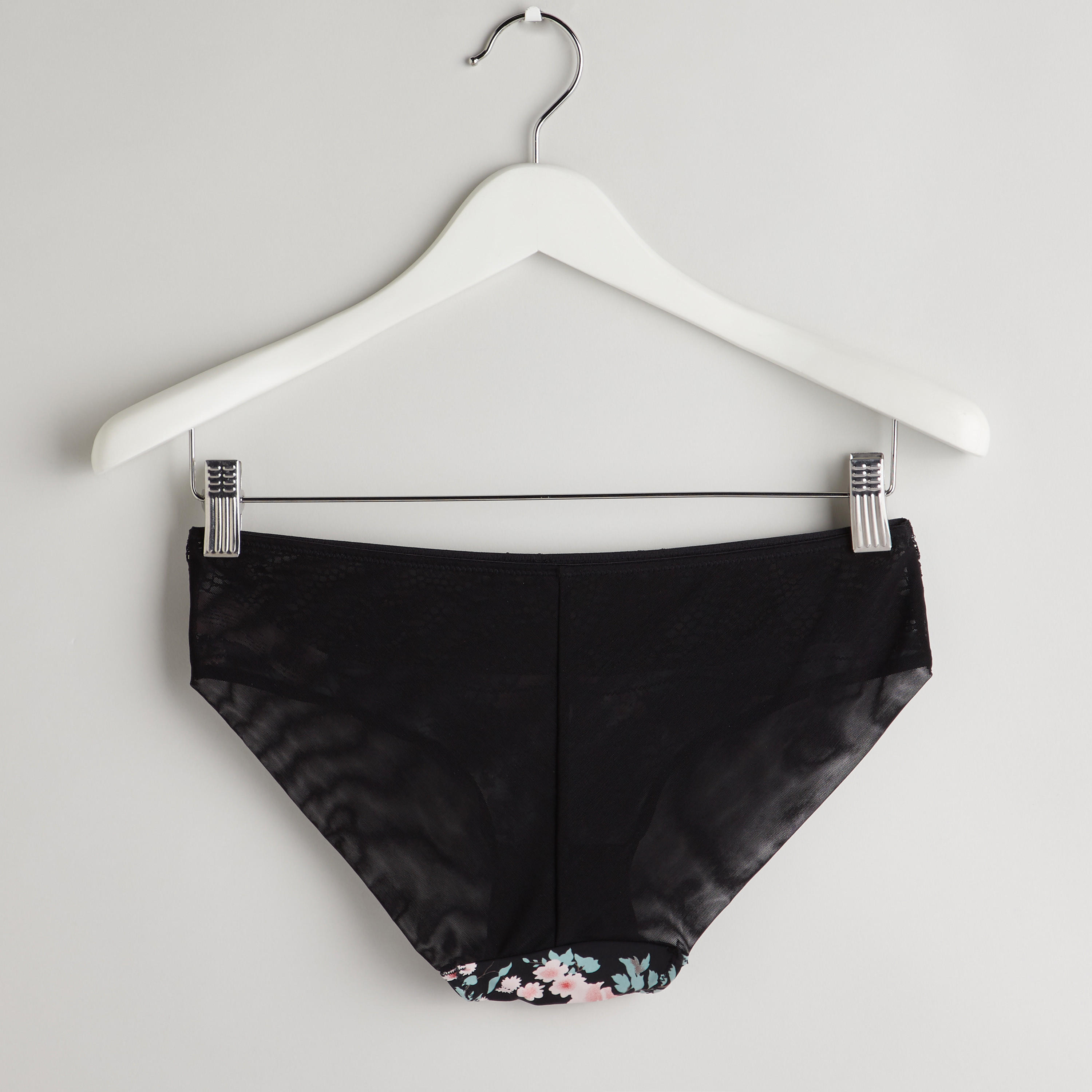 طقم سراويل داخلية وصدريّة بلانج مبطّنة بطبعات زهرية-women-clothing-lingerie-lingeriesets-image-5