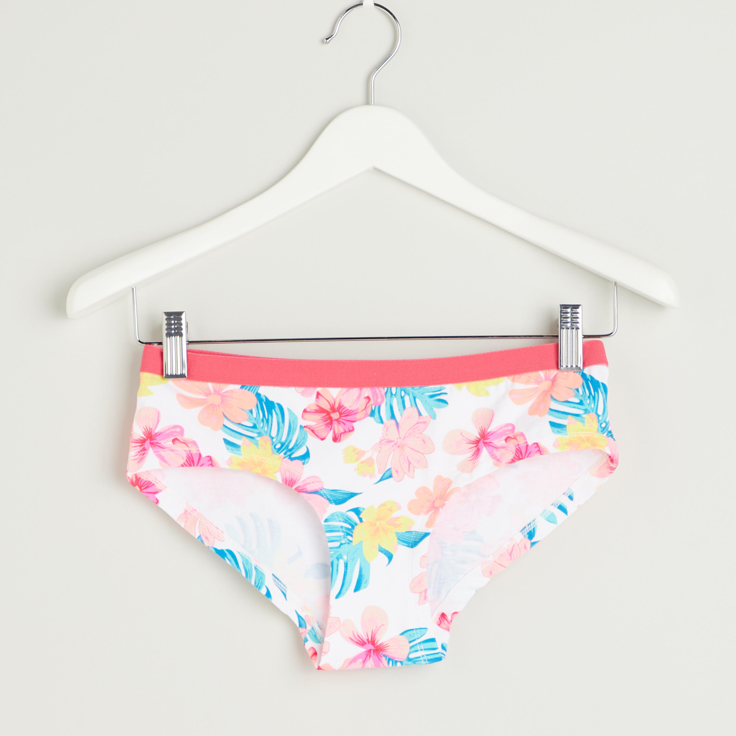 سراويل داخلية بخصر مطّاطي عريض وطبعات أزهار-women-clothing-lingerie-panties-image-1