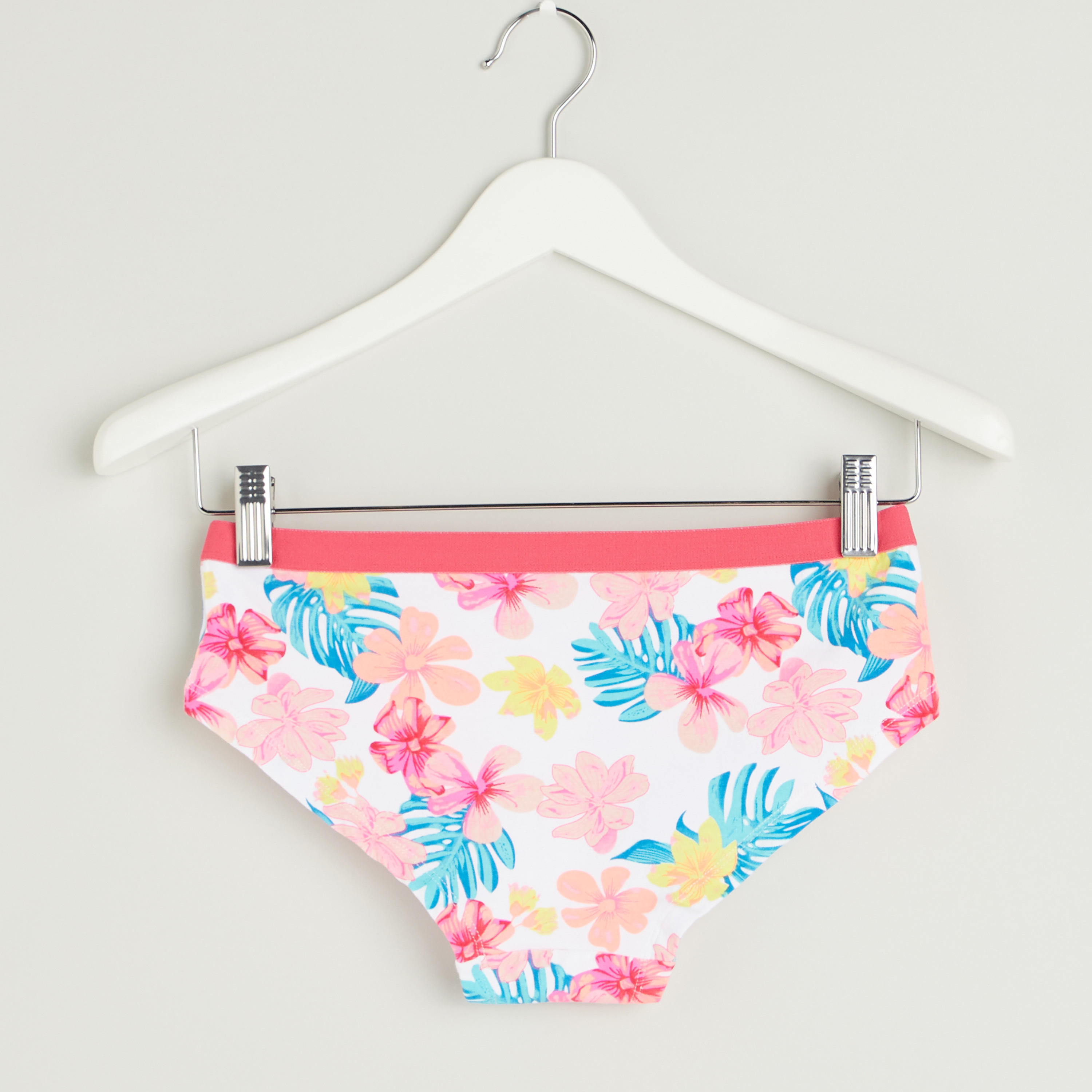 سراويل داخلية بخصر مطّاطي عريض وطبعات أزهار-women-clothing-lingerie-panties-image-2