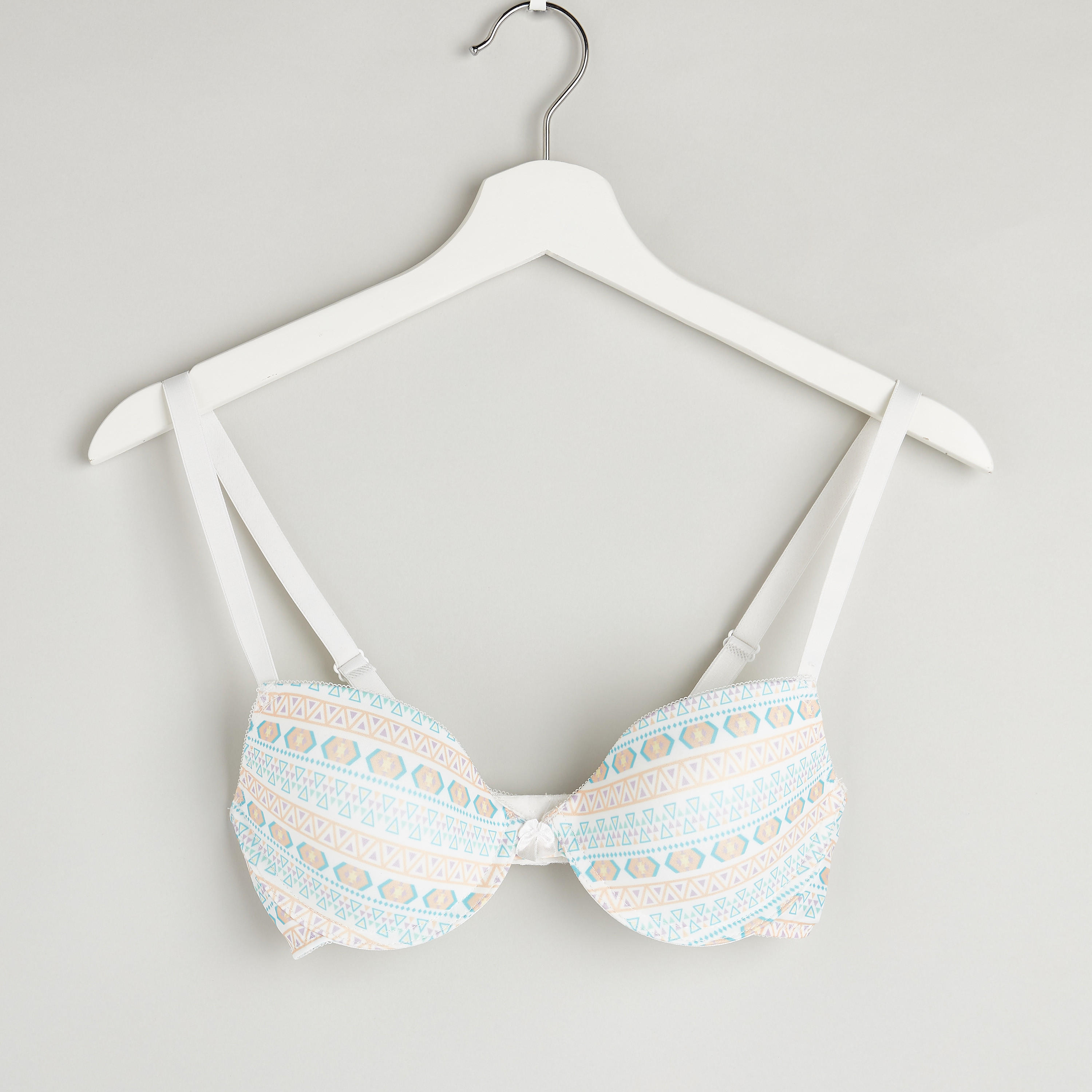صدرية تيشيرت مبطنة بخطّافة إغلاق وطبعات-women-clothing-lingerie-bras-image-1
