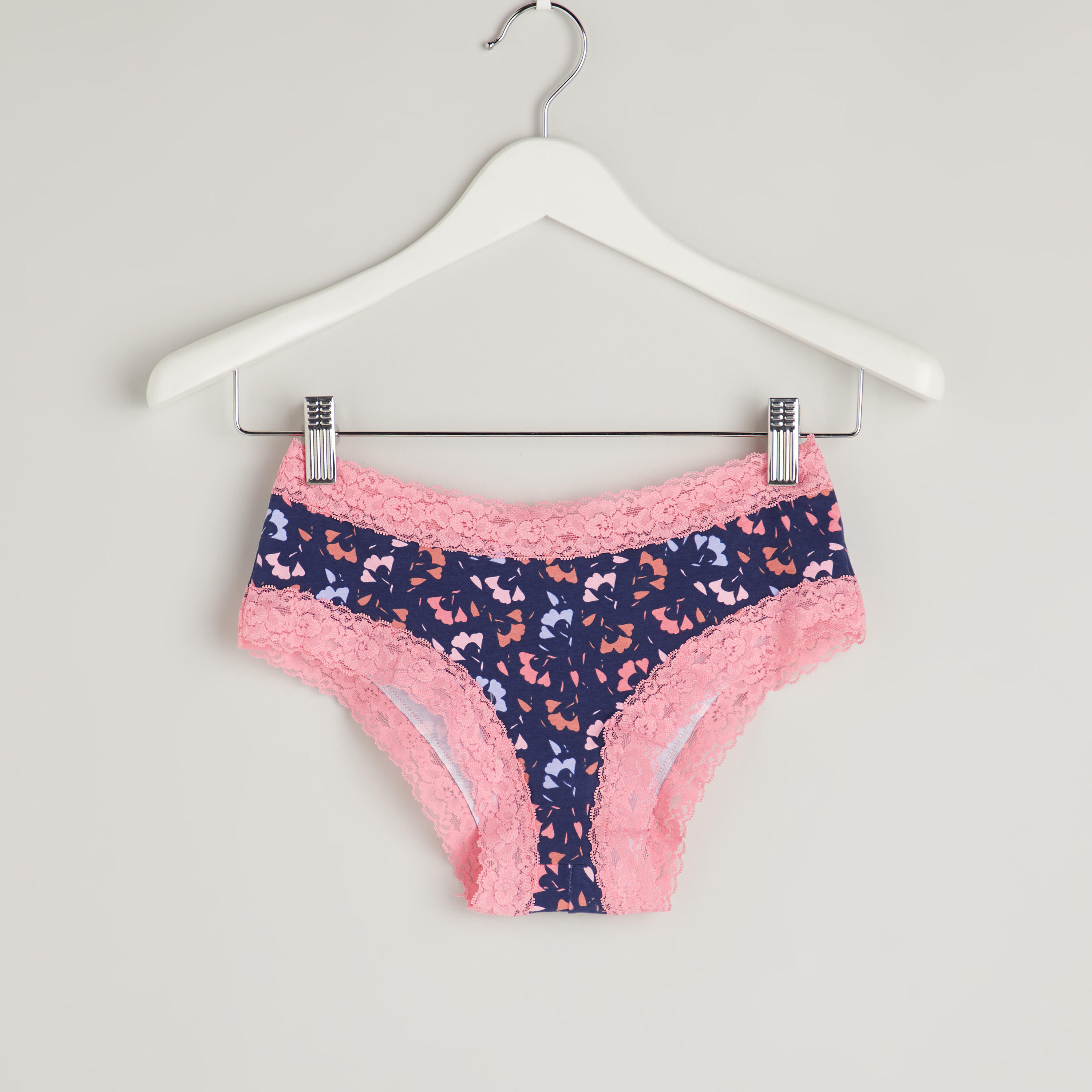 Printed Hipster Briefs with Elasticised Waistband-women-clothing-lingerie-panties-image-1