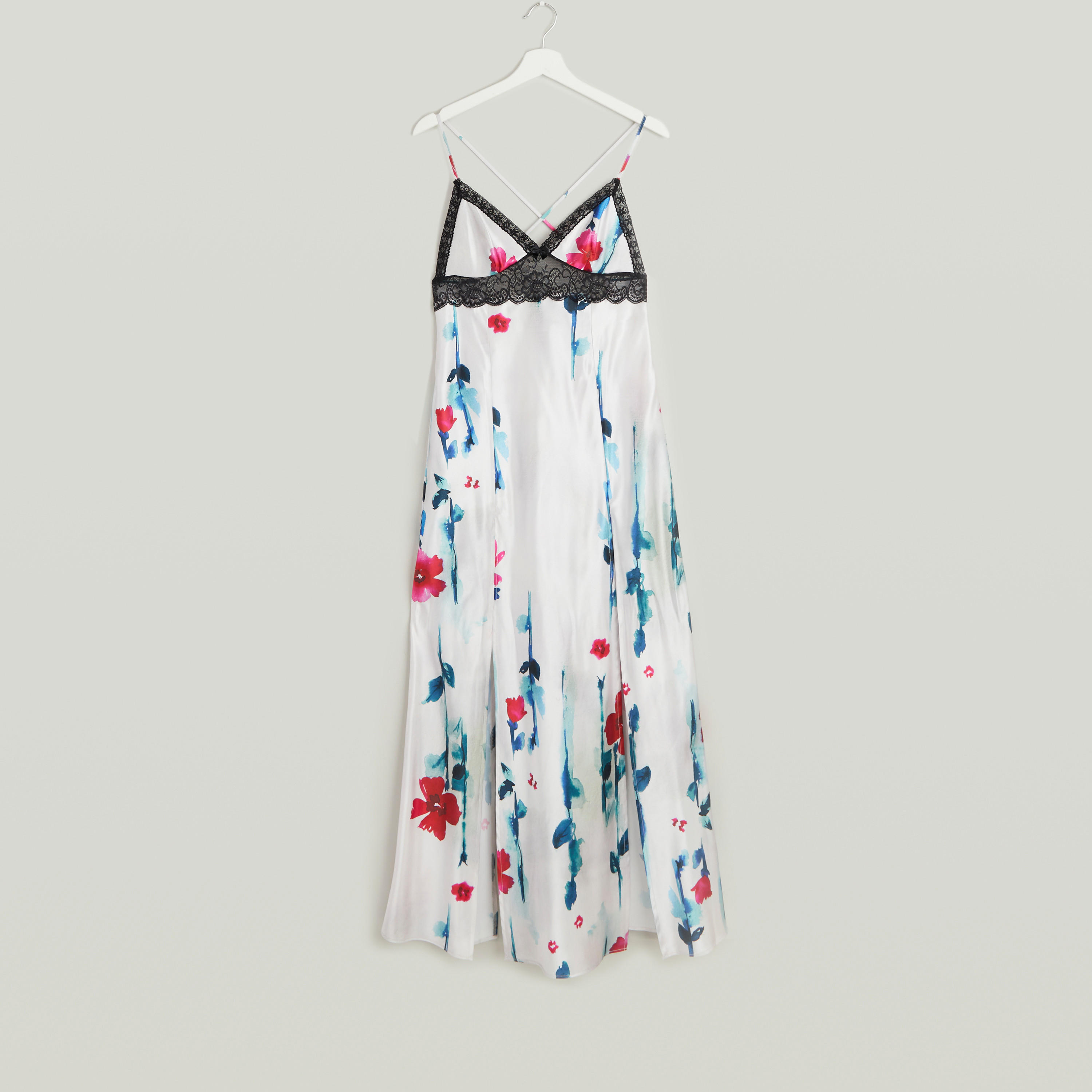 قميص نوم دون أكمام بطبعات مع ثونغ-women-clothing-nightwear-nighties-image-2