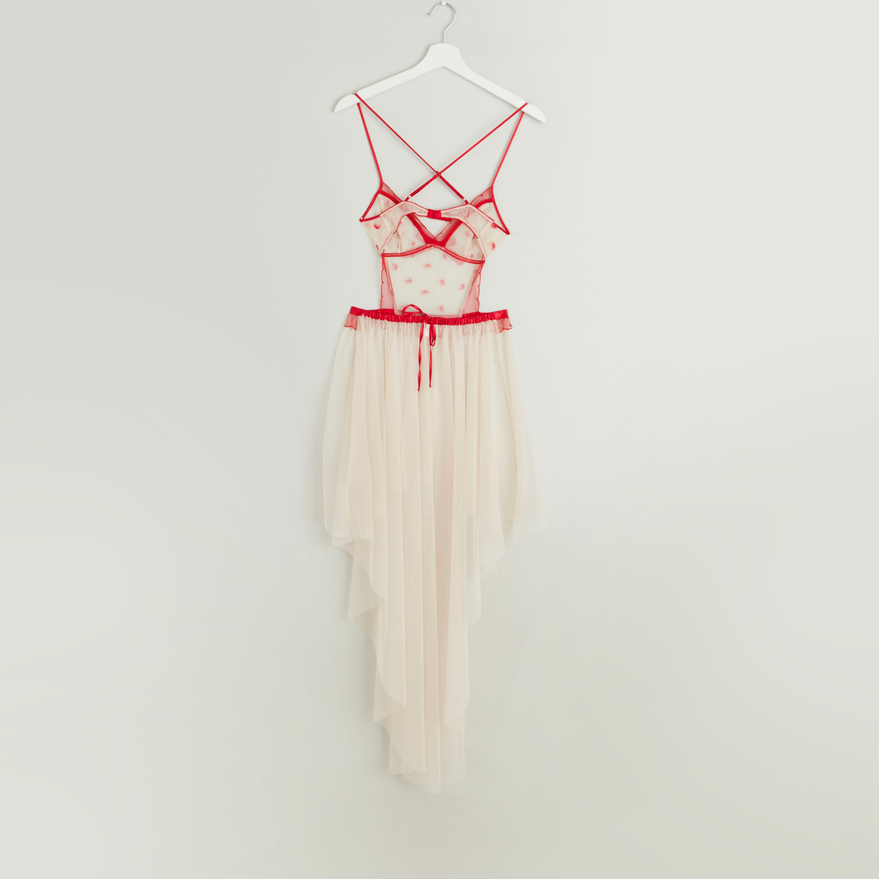 قميص نوم دانتيل دون أكمام مع ثونغ-women-clothing-nightwear-nighties-image-3