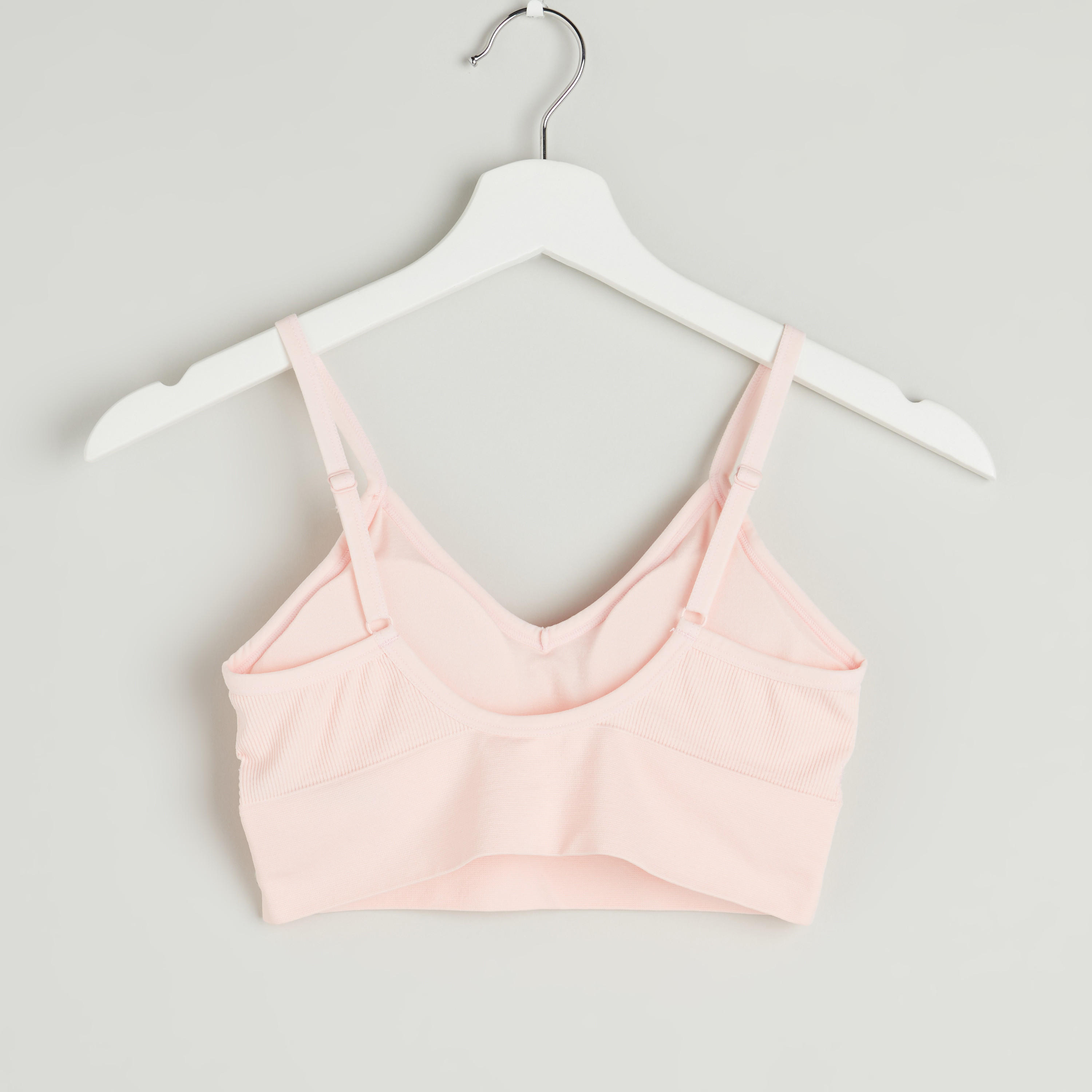 صدريّة سادة مبطّنة بحمّالات قابلة للتعديل - طقم من قطعتين-women-clothing-lingerie-bras-image-3