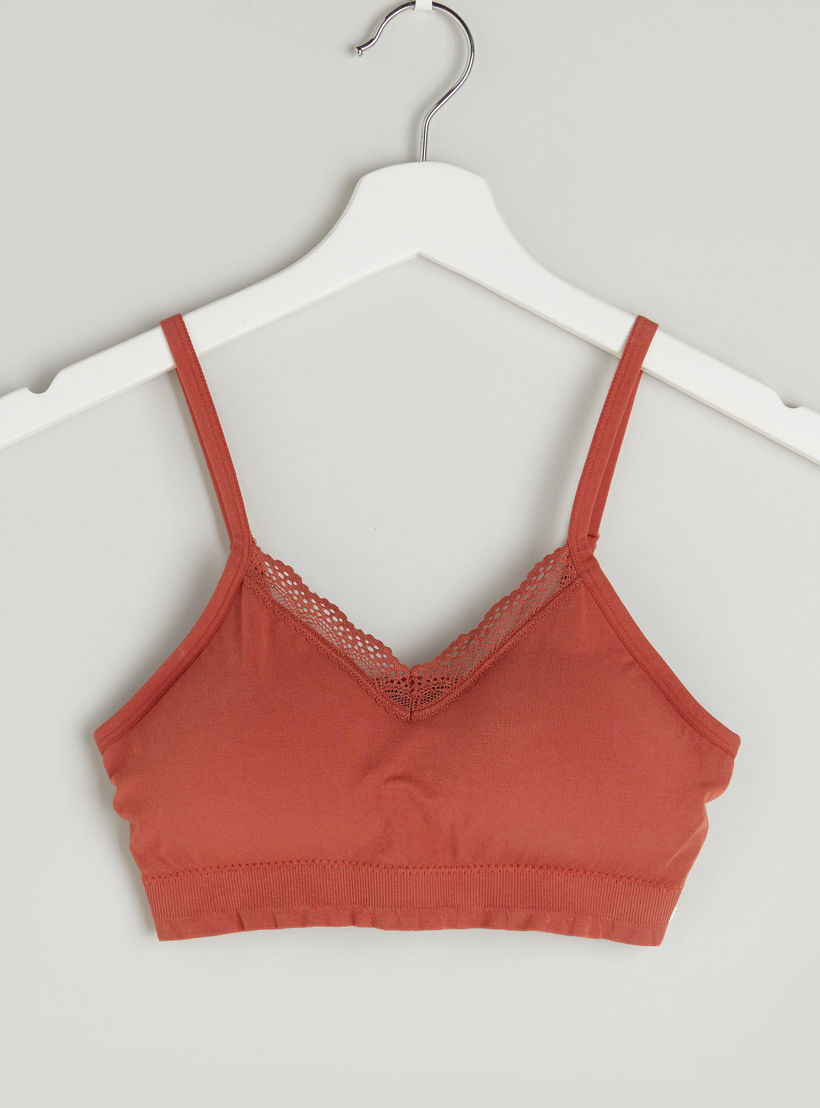 صدريّة مبطنة سادة بحمّالات قابلة للتعديل - طقم من قطعتين-women-clothing-lingerie-bras-image-4