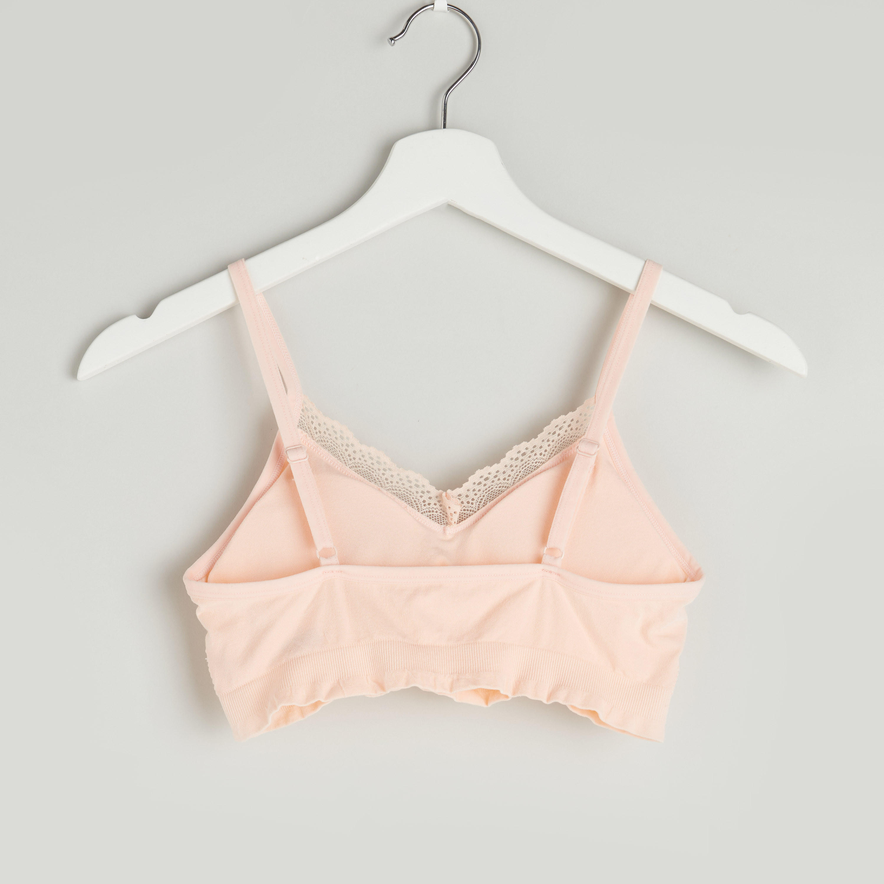 صدريّة مبطنة سادة بحمّالات قابلة للتعديل - طقم من قطعتين-women-clothing-lingerie-bras-image-1
