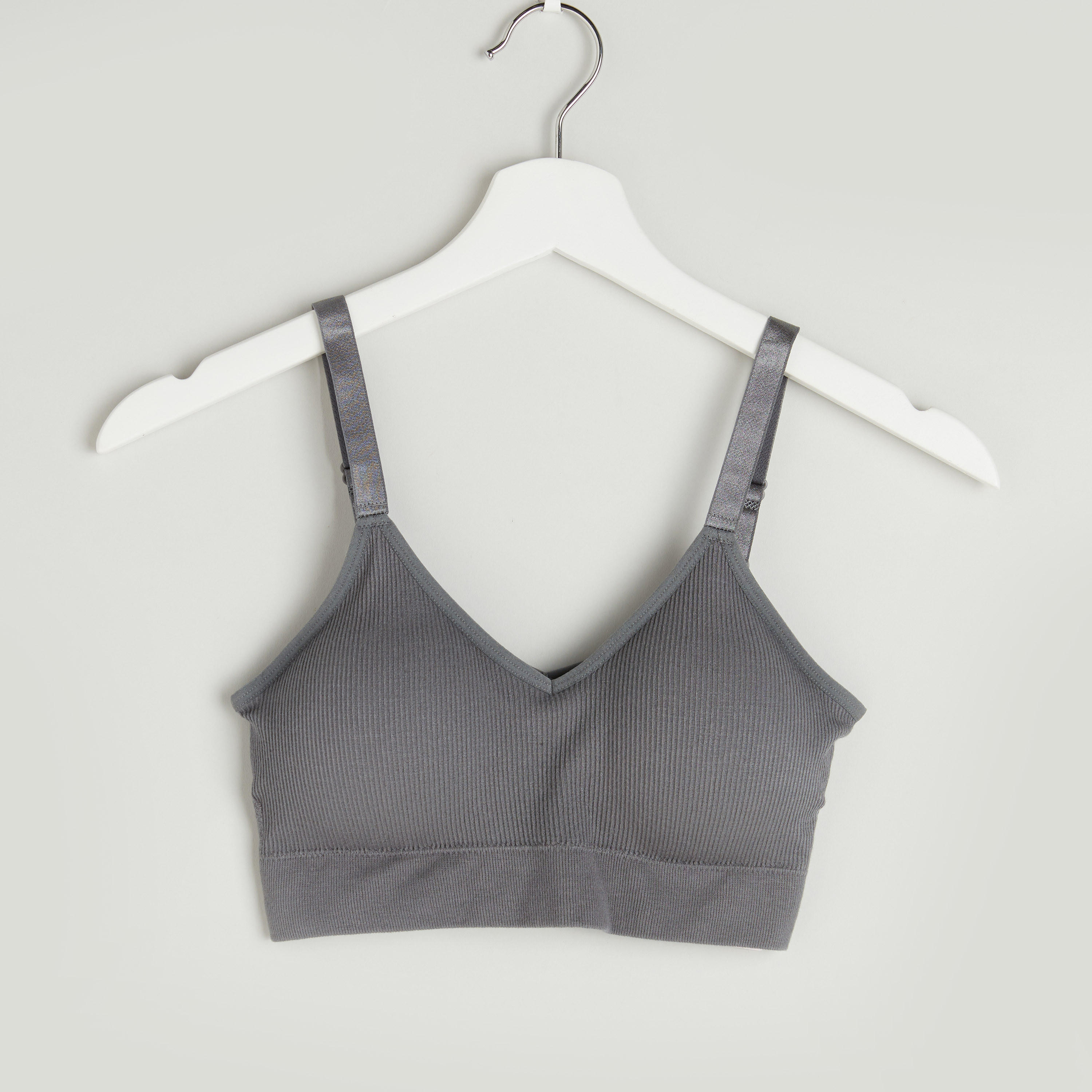 Set of 2 - Plain Padded Bra with Spaghetti Straps-women-clothing-lingerie-bras-image-4