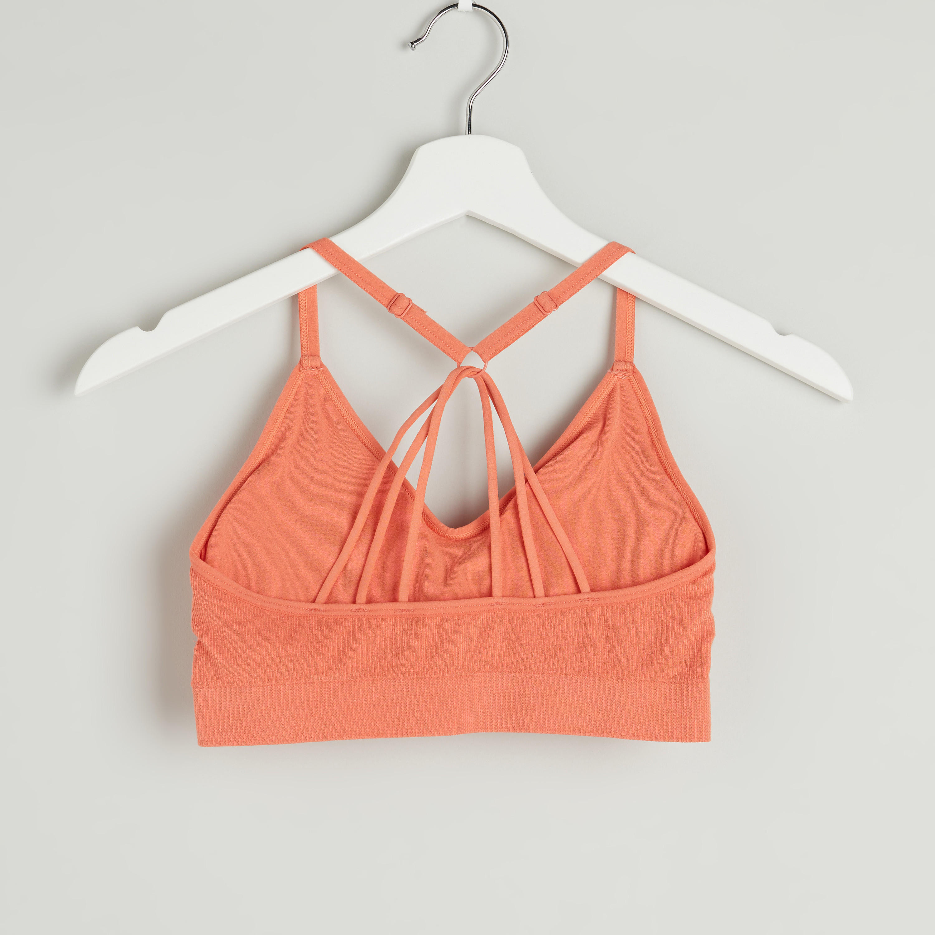 Set of 2 - Plain Padded Sports Bra with Adjustable Straps-women-clothing-lingerie-bras-image-3