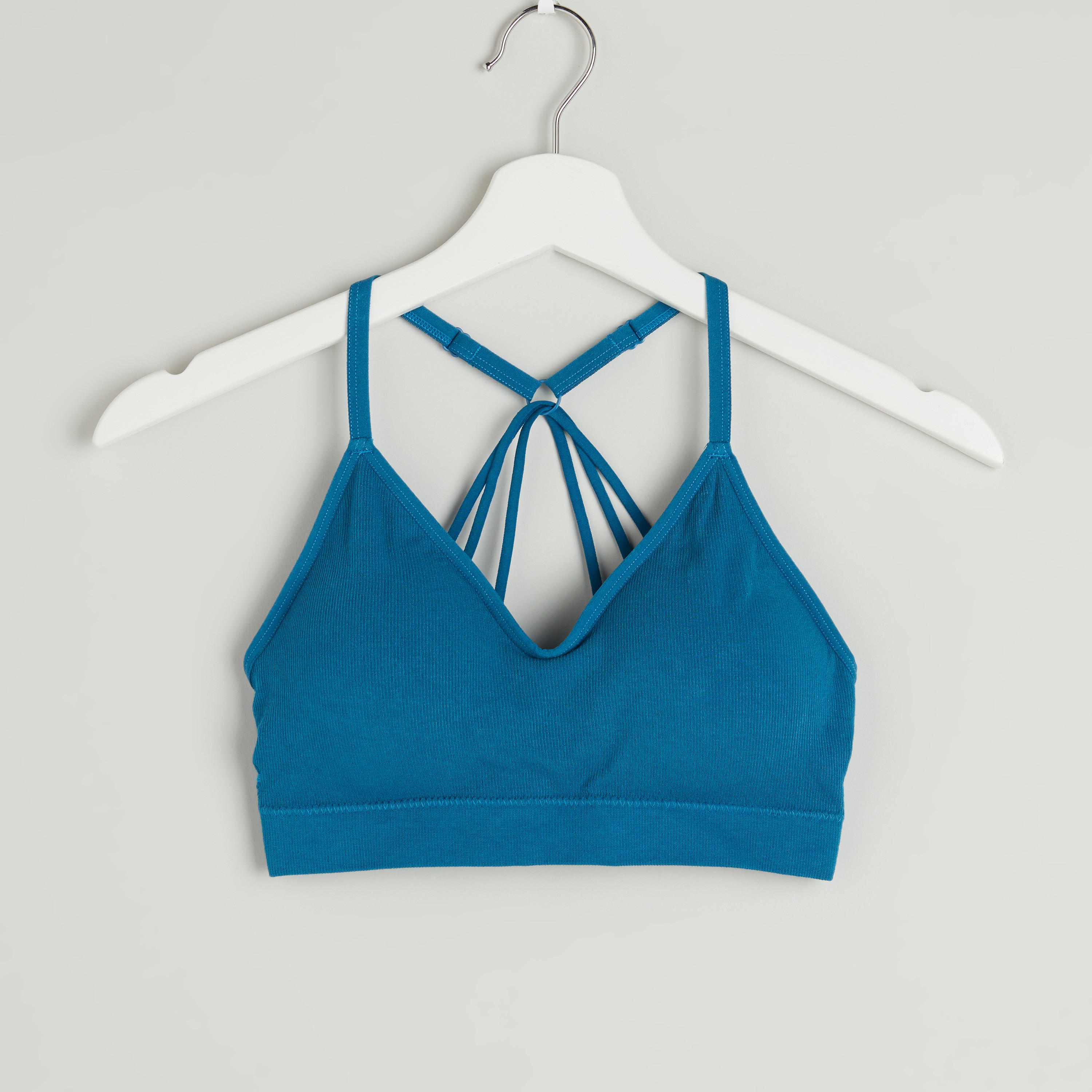 Set of 2 - Plain Padded Sports Bra with Adjustable Straps-women-clothing-lingerie-bras-image-4