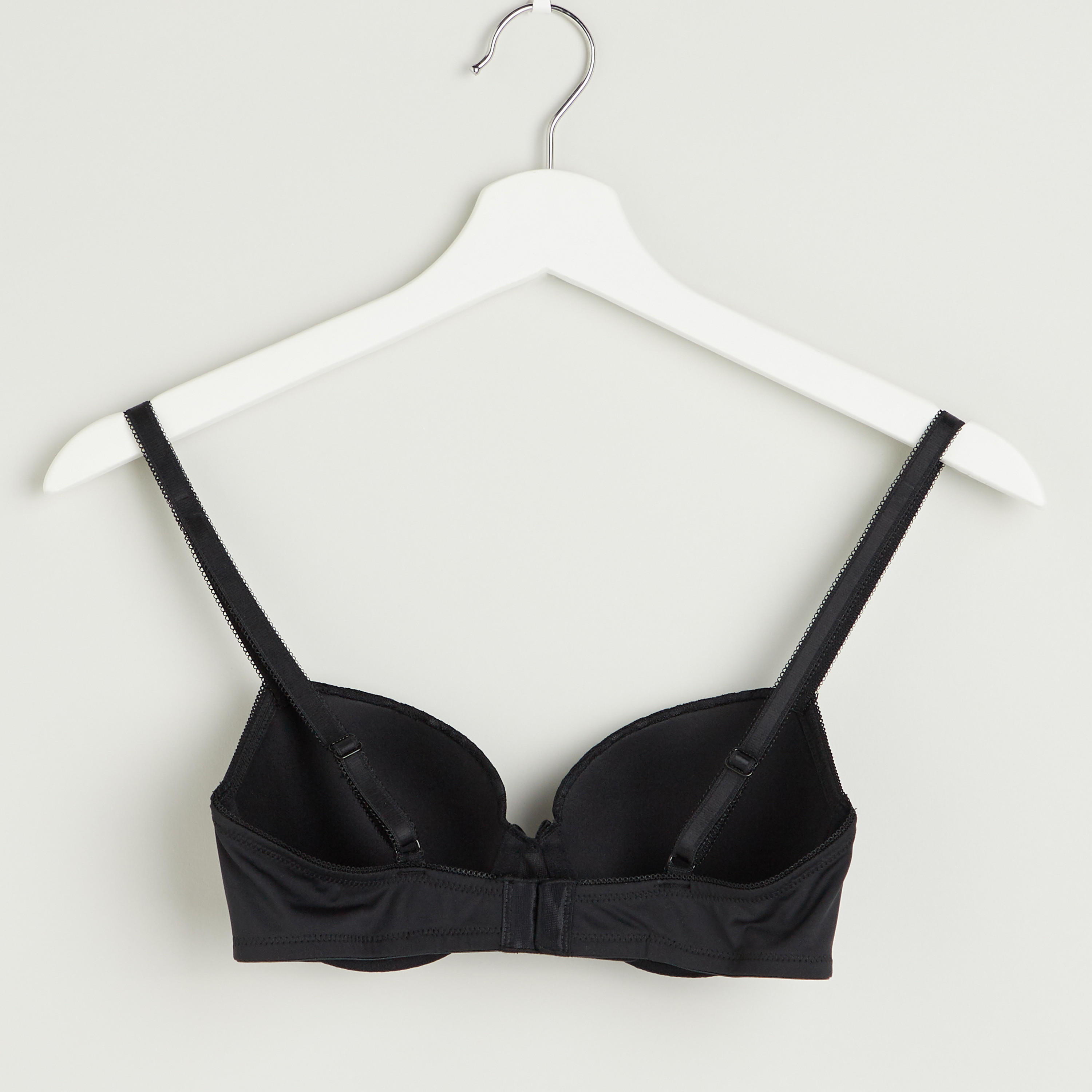 صدريّة سادة مبطنة بمشبك إغلاق - طقم من قطعتين-women-clothing-lingerie-bras-image-3