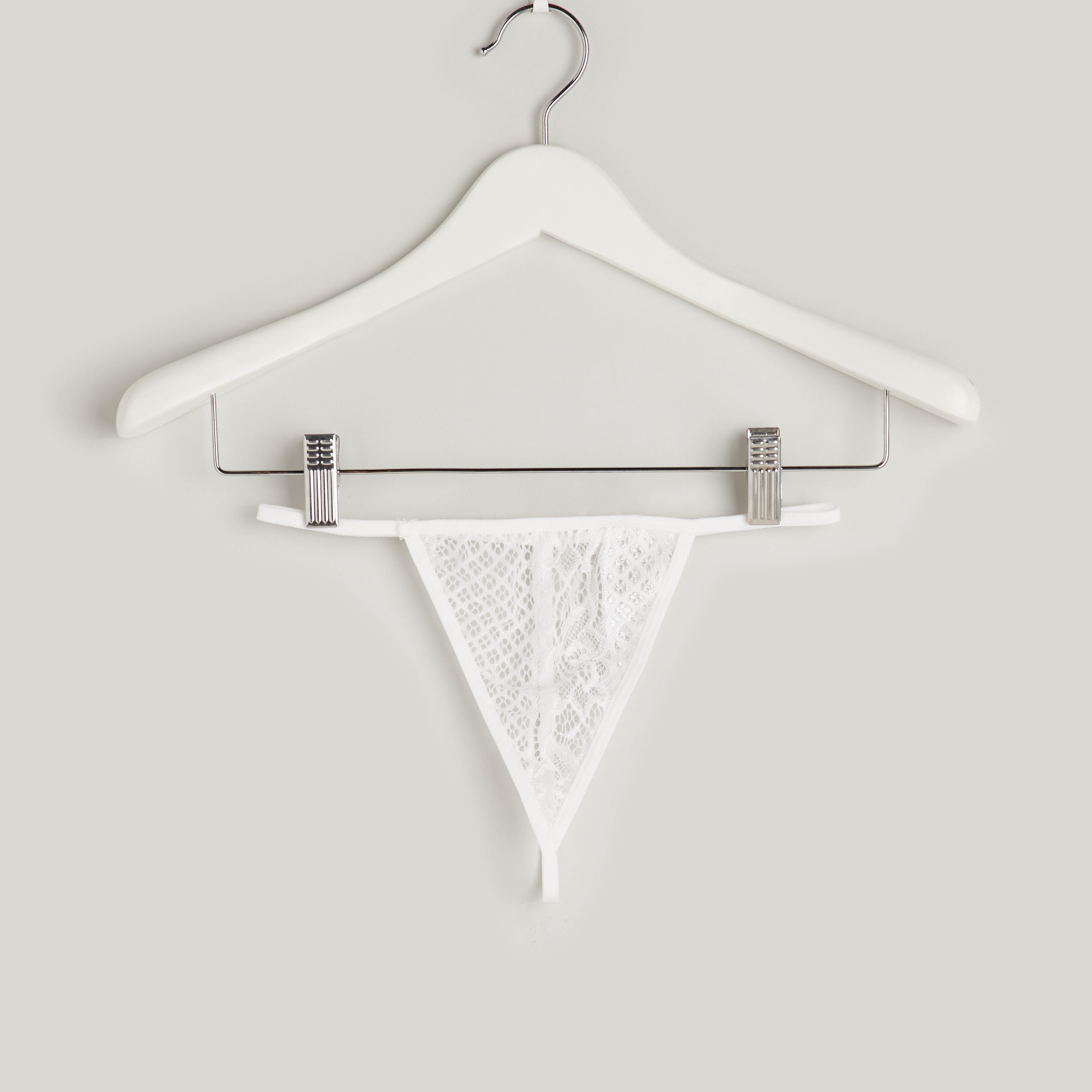 فستان دانتيل بياقة V مع ثونج-women-clothing-nightwear-nighties-image-6