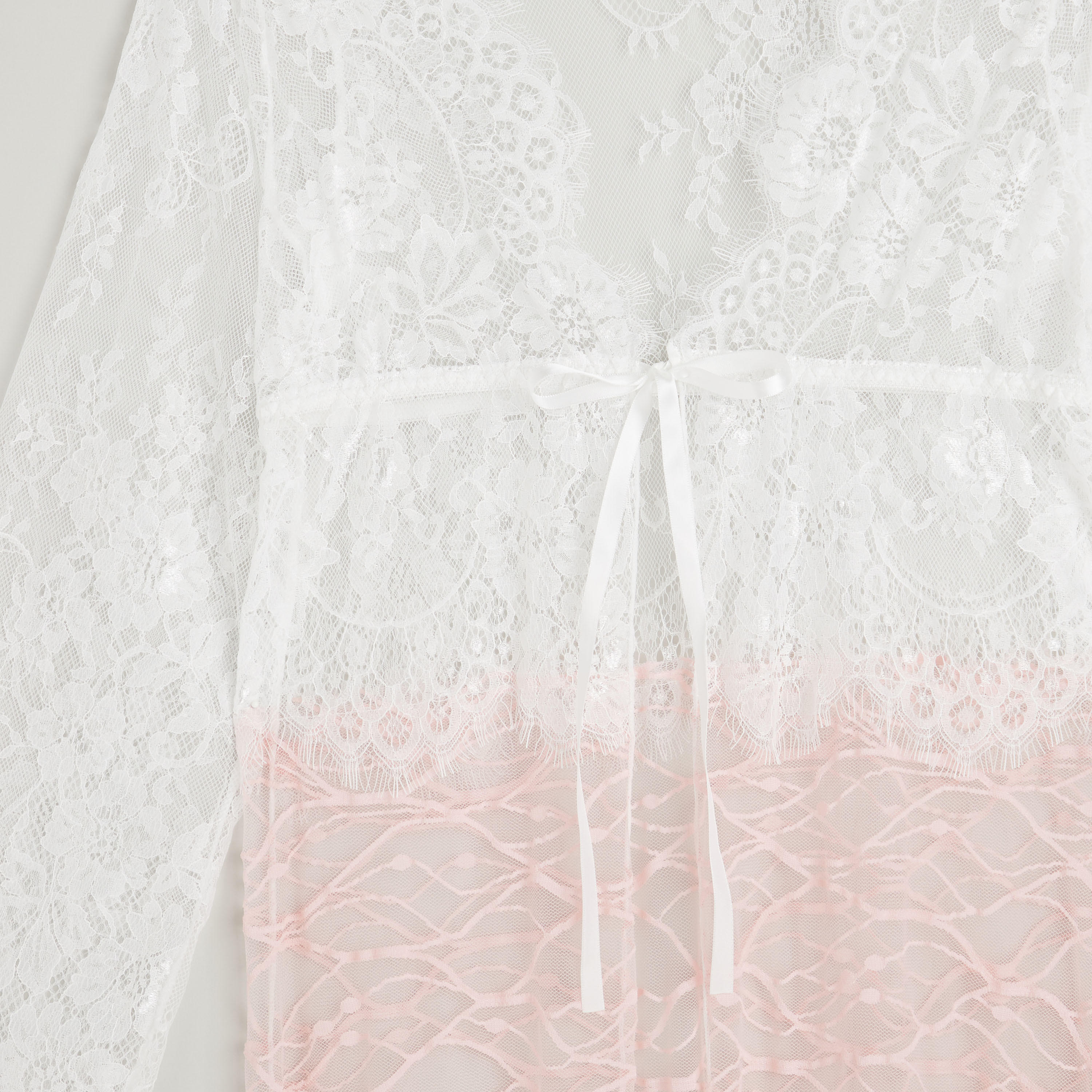 Lace V-neck Dress with Thongs-women-clothing-nightwear-pyjamas-longsets-image-3