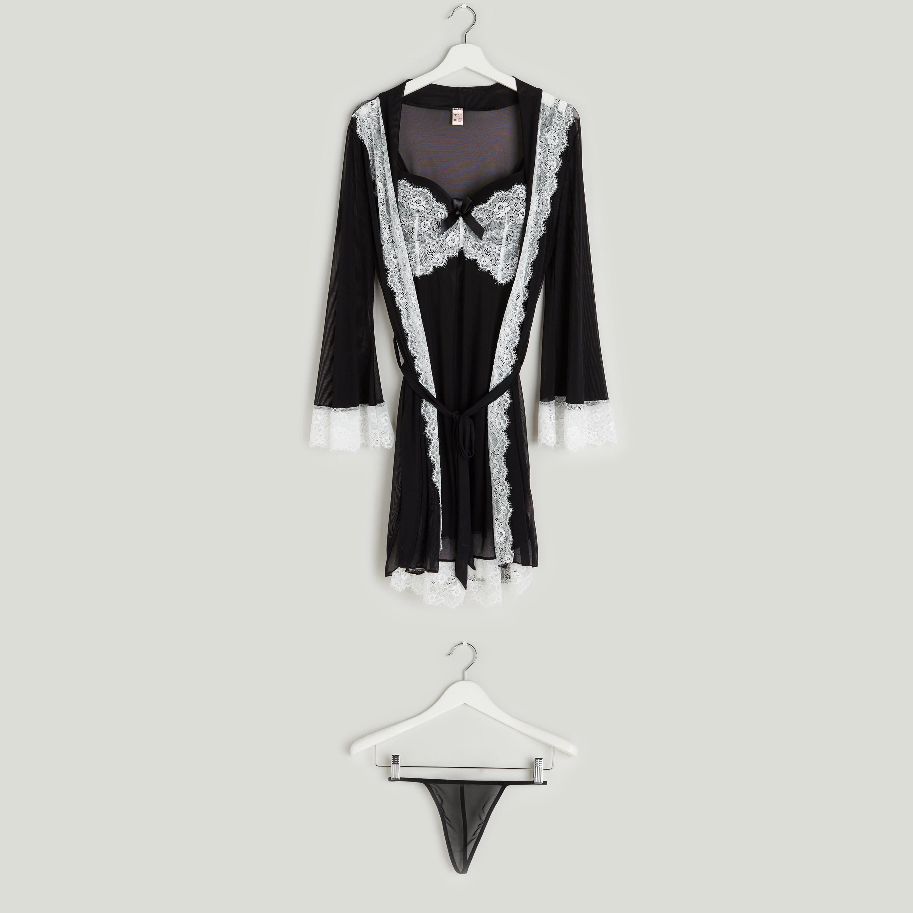 Lace Detail 3-Piece Nightwear Set-women-clothing-nightwear-pyjamas-longsets-image-1