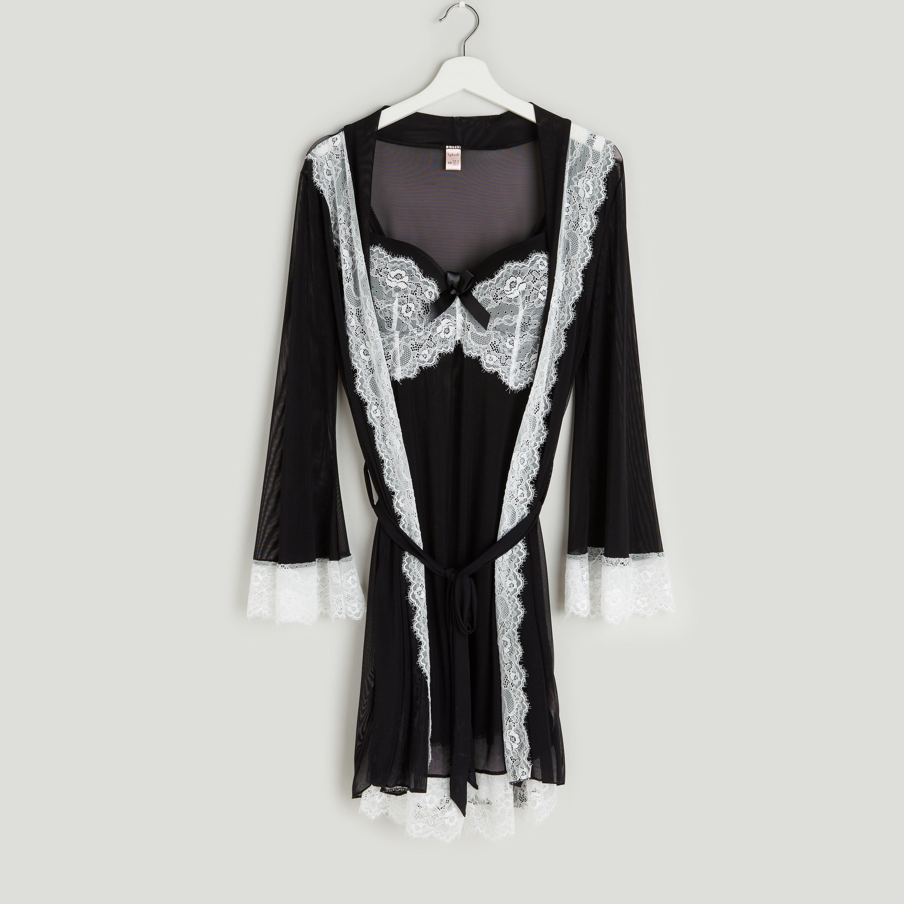 Lace Detail 3-Piece Nightwear Set-women-clothing-nightwear-pyjamas-longsets-image-2
