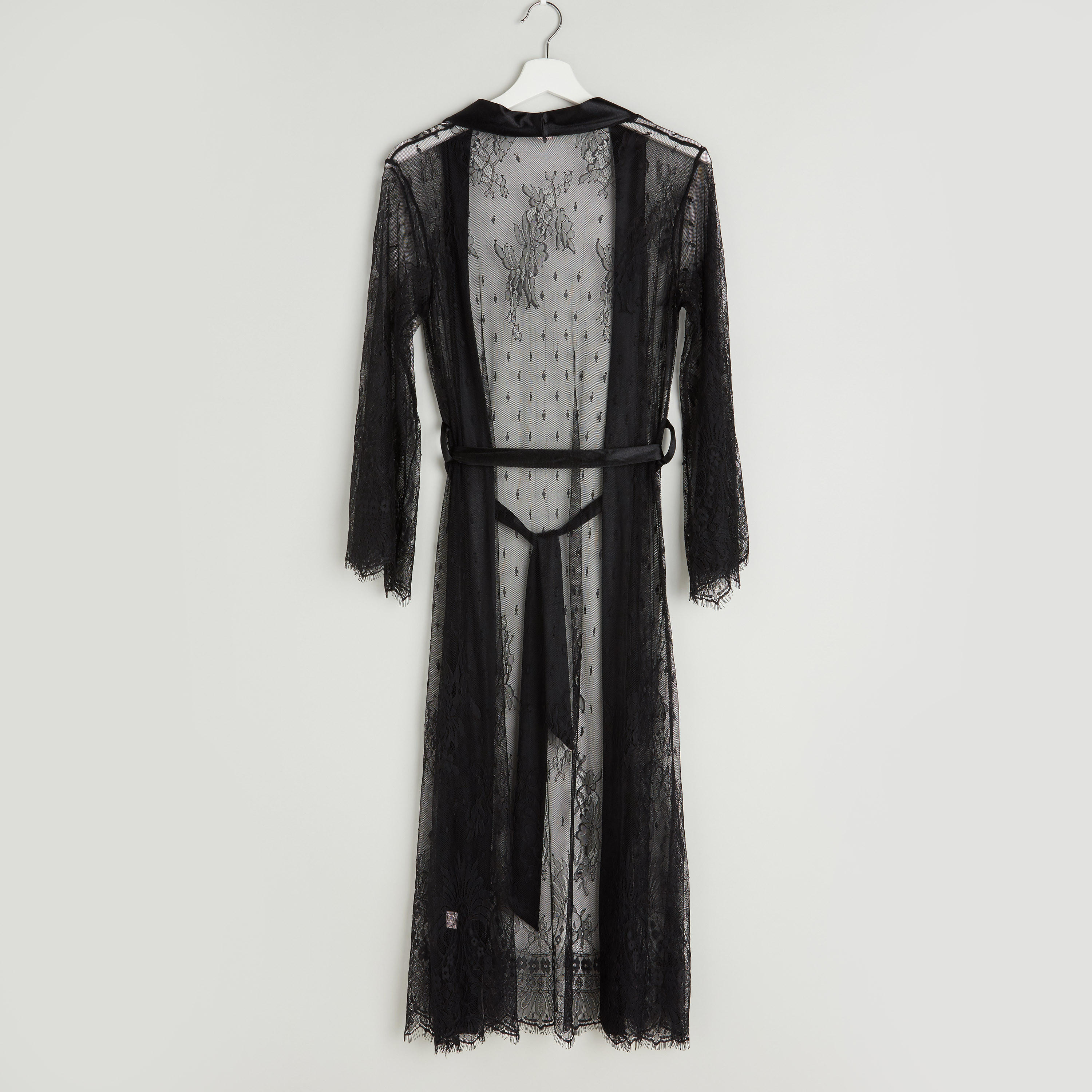 طقم ملابس نوم دانتيل - من 3 قطع-women-clothing-nightwear-pyjamas-longsets-image-4