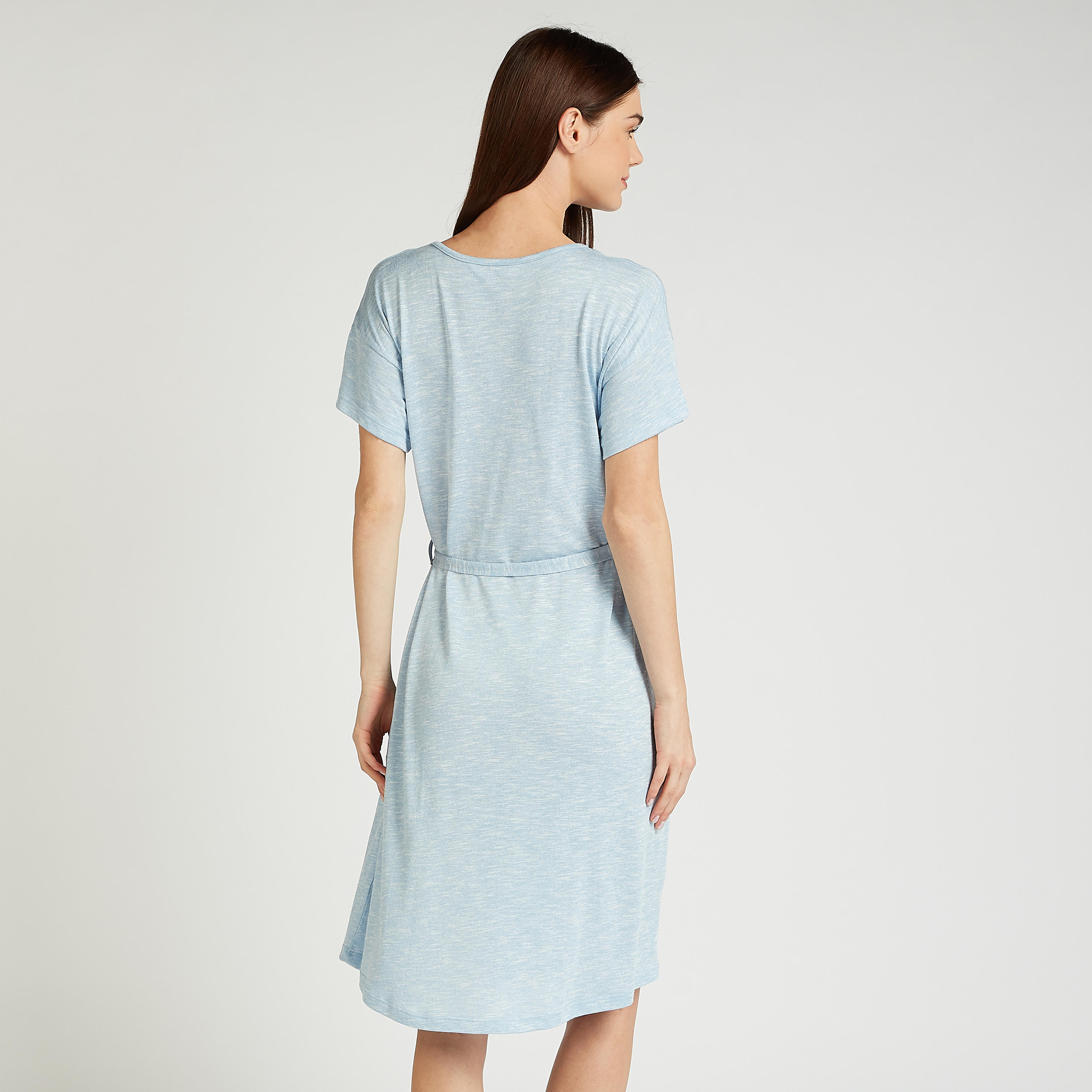 فستان نوم بياقة مستديرة وأكمام قصيرة وطبعات-women-clothing-nightwear-nighties-image-4