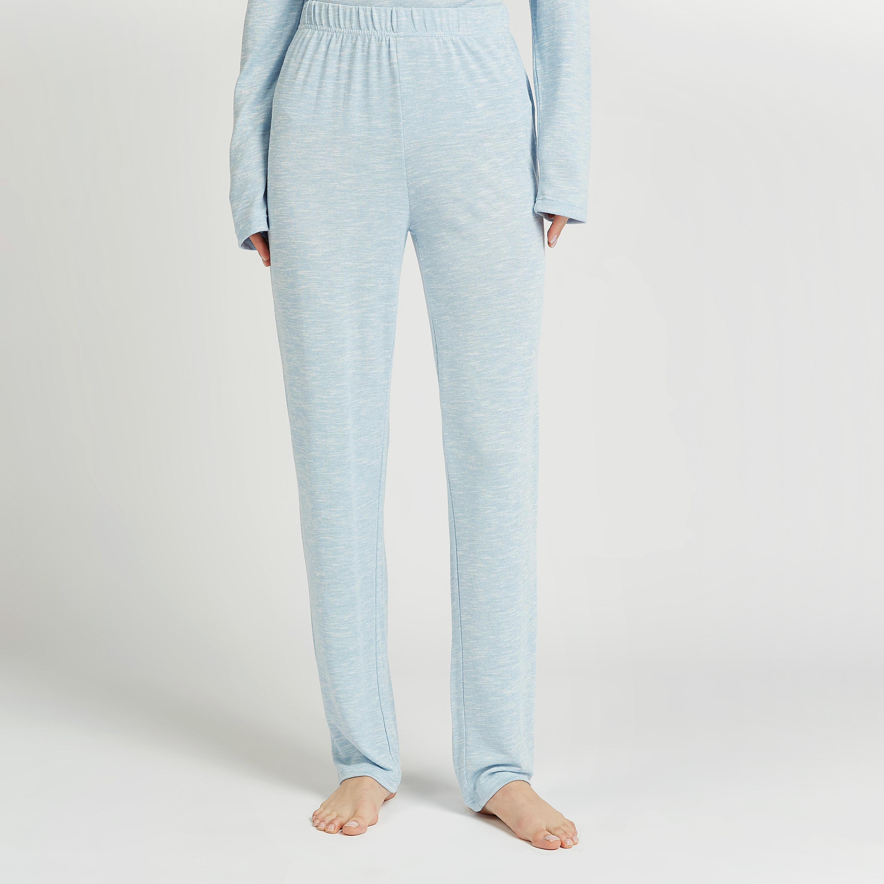 Printed Round Neck T-shirt and Pyjama Set-women-clothing-nightwear-pyjamas-longsets-image-5