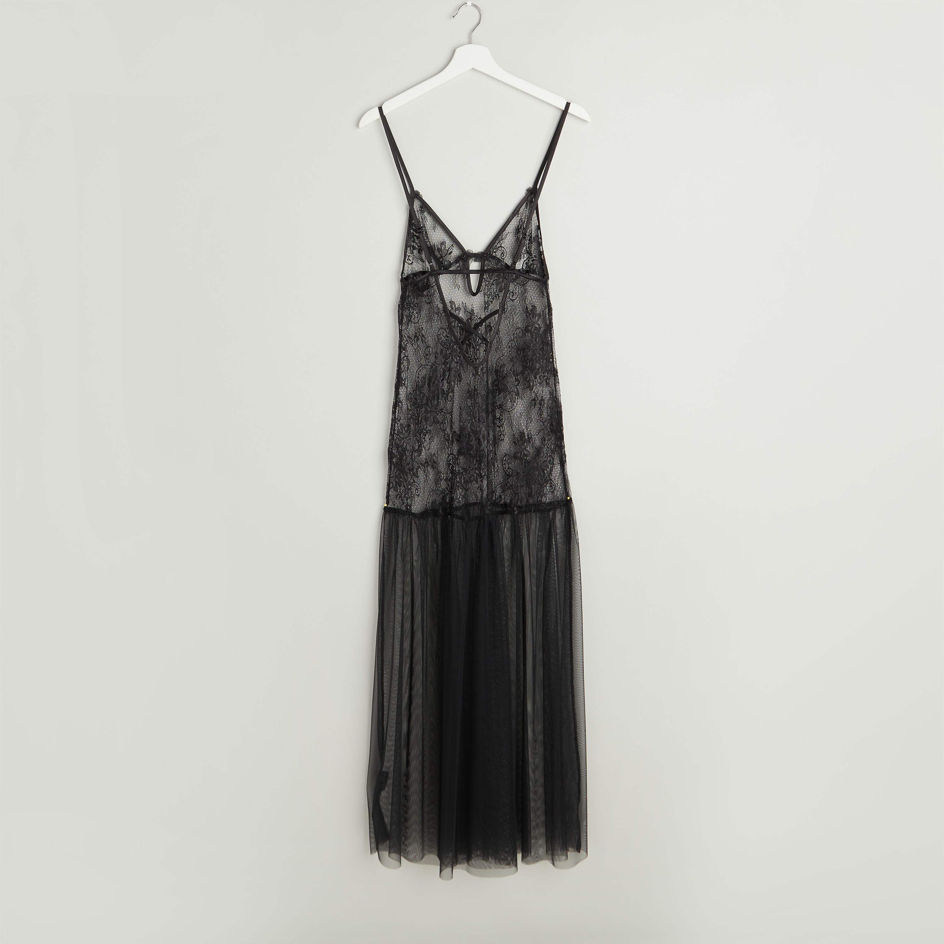 فستان نوم دانتيل دون أكمام مع ثونج-women-clothing-nightwear-nighties-image-3