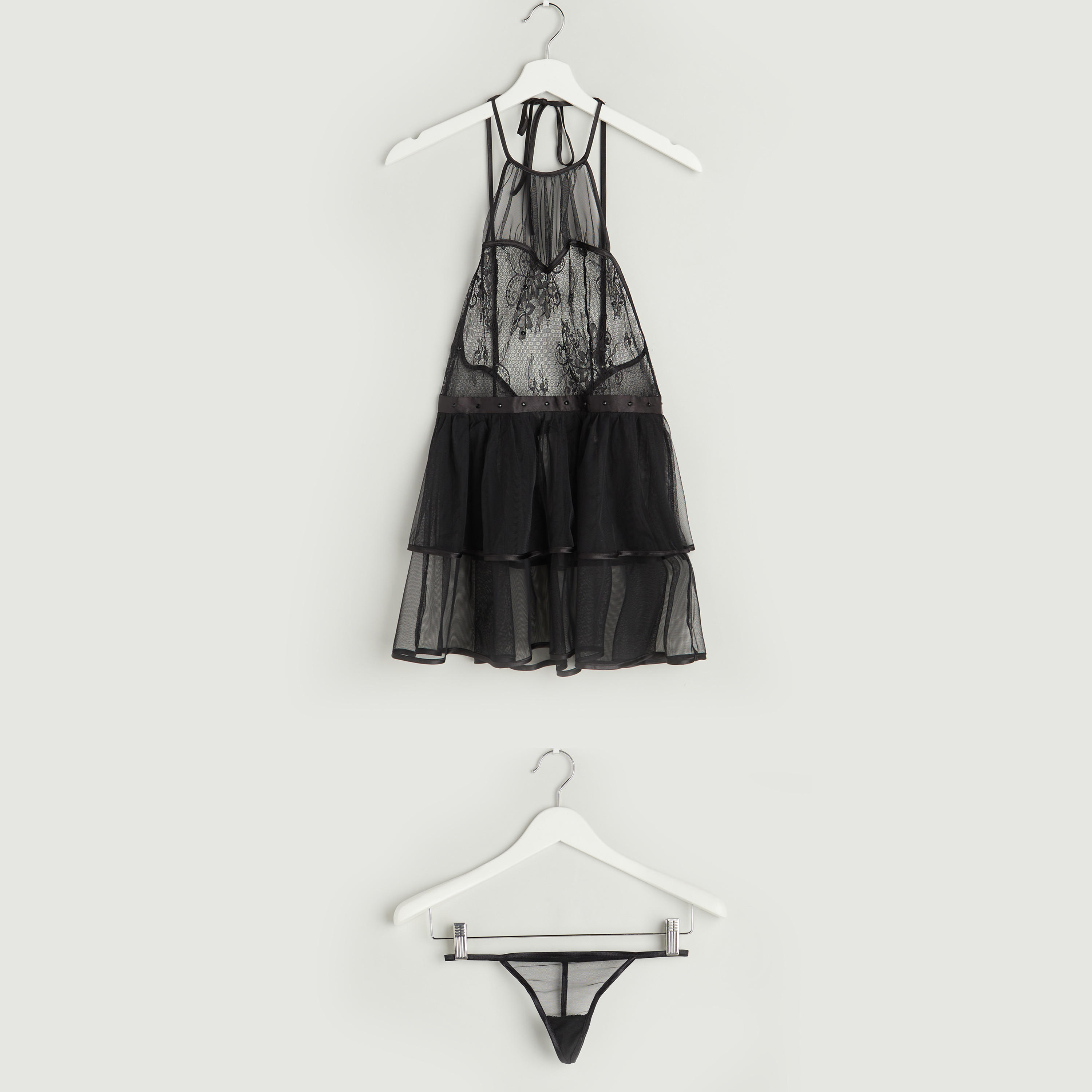 قميص نوم دون أكمام بطبعات مع ثونغ-women-clothing-lingerie-babydollsandbodysuits-image-1