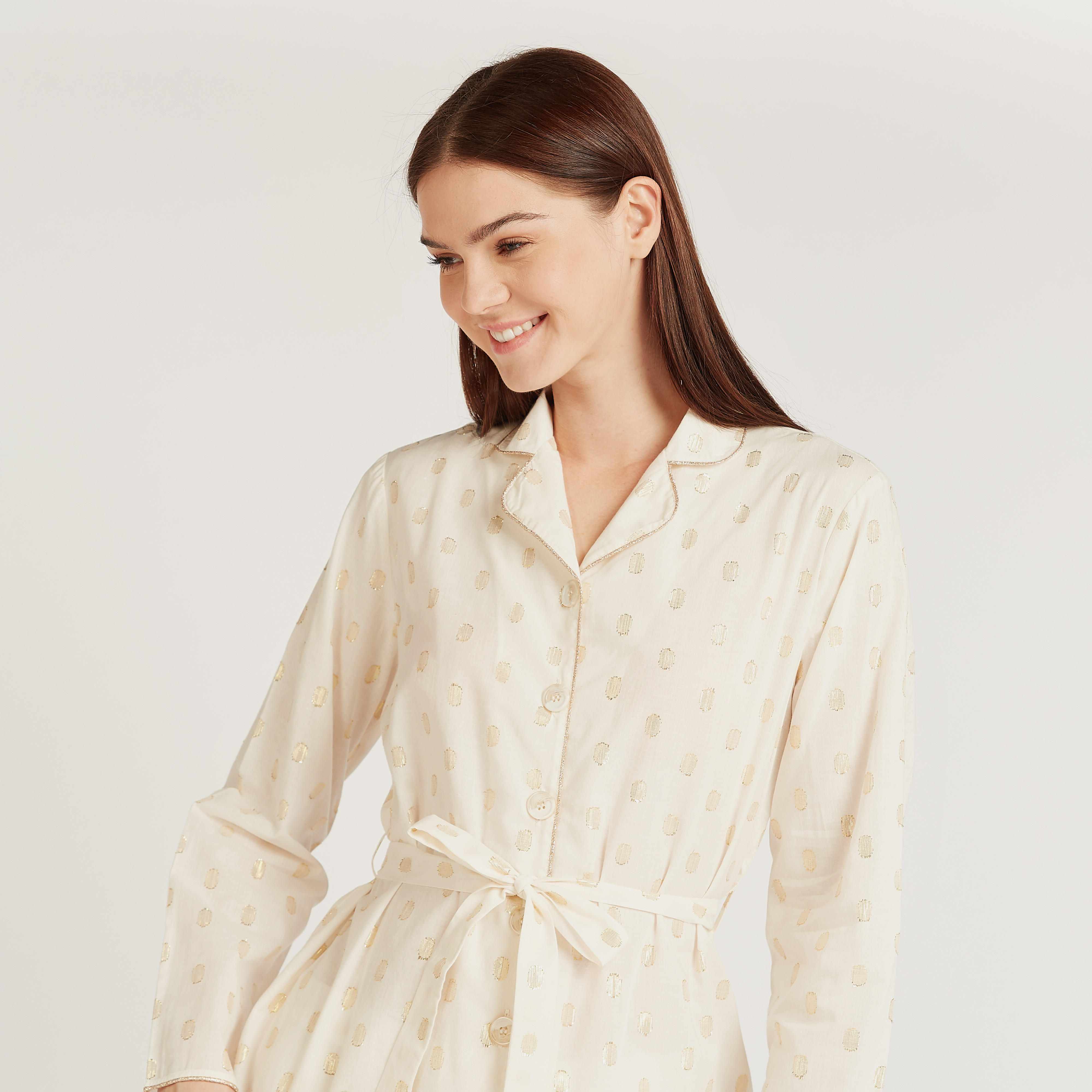 طقم بنطلون بيجاما طويل وقميص بأكمام طويلة وطبعات-women-clothing-nightwear-pyjamas-longsets-image-3