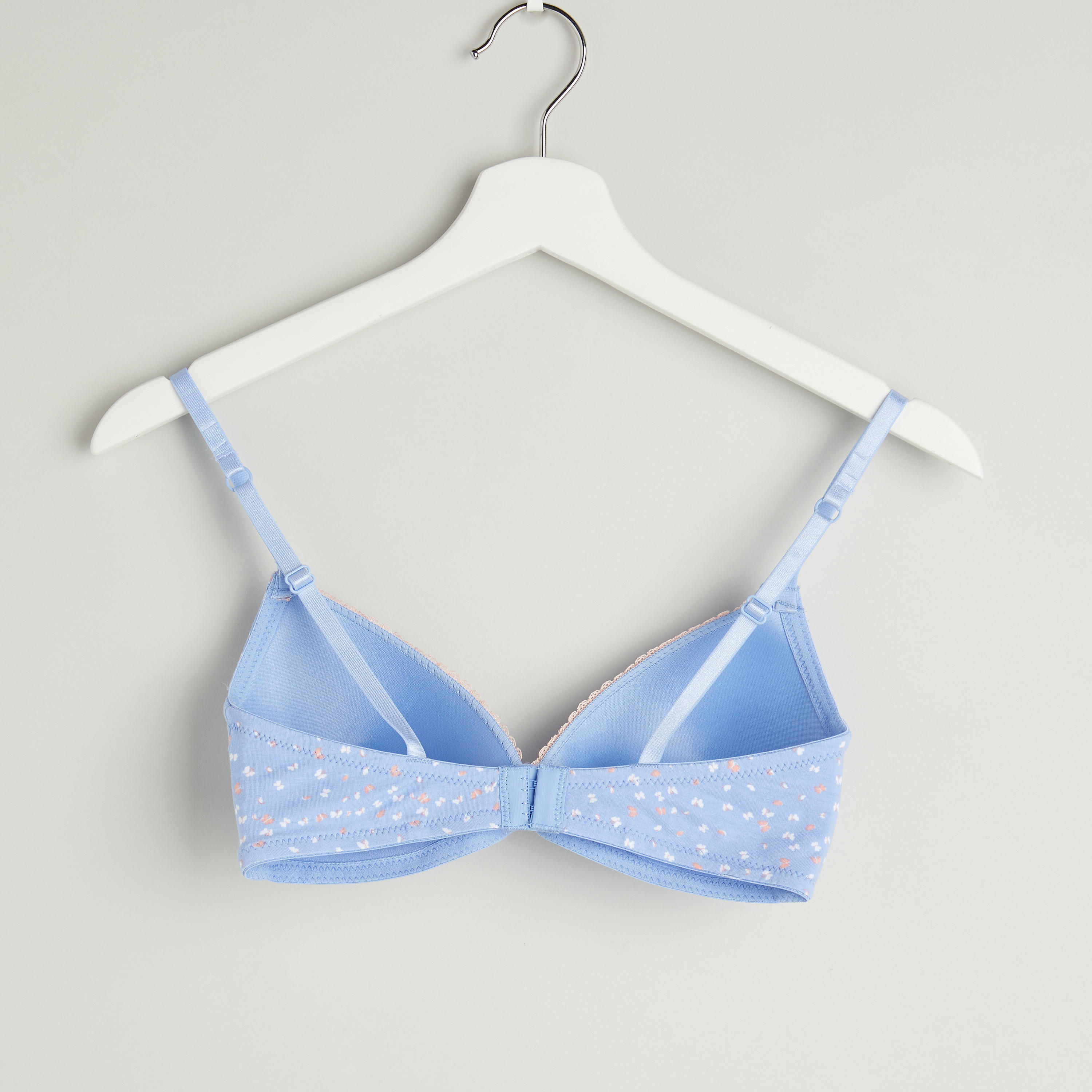 صدريّة تيشيرت متنوعة بمشبك إغلاق - طقم من قطعتين متنوعتين-women-clothing-lingerie-bras-image-3