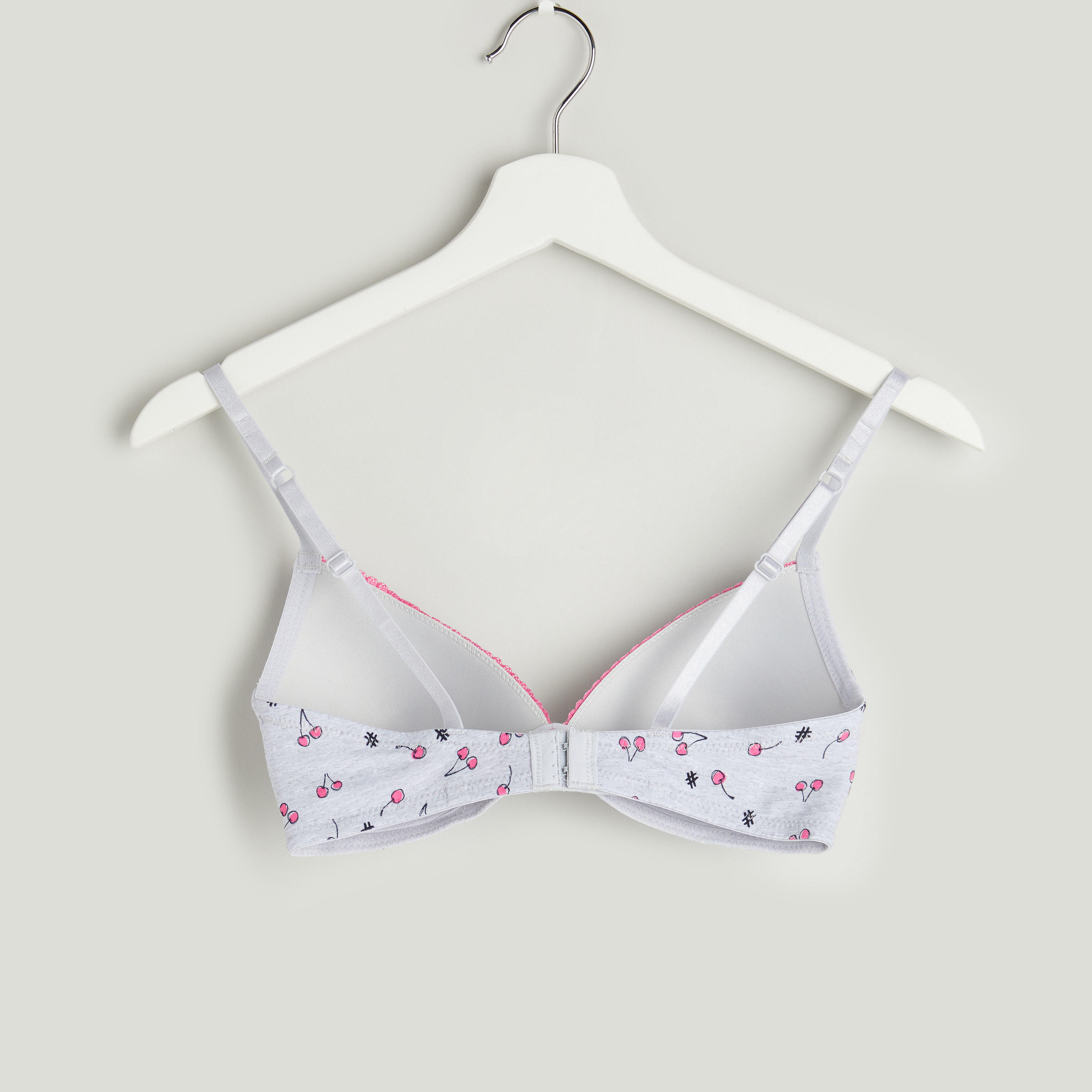 Set of 2 - Assorted Padded T-shirt Bra with Hook and Eye Closure-women-clothing-lingerie-bras-image-5